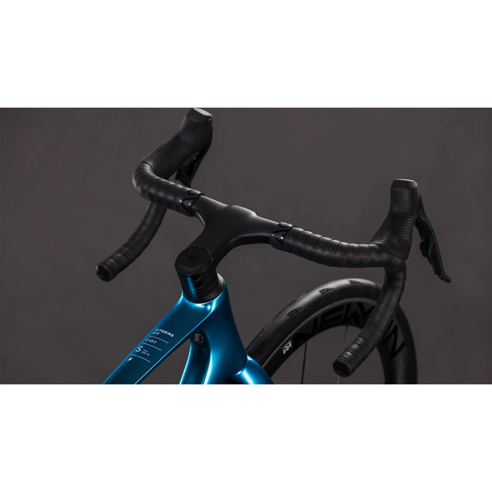 Cube Litening AIR C:68X SLX Road Bike Chromeblue'n'Liquidblue - Image 2
