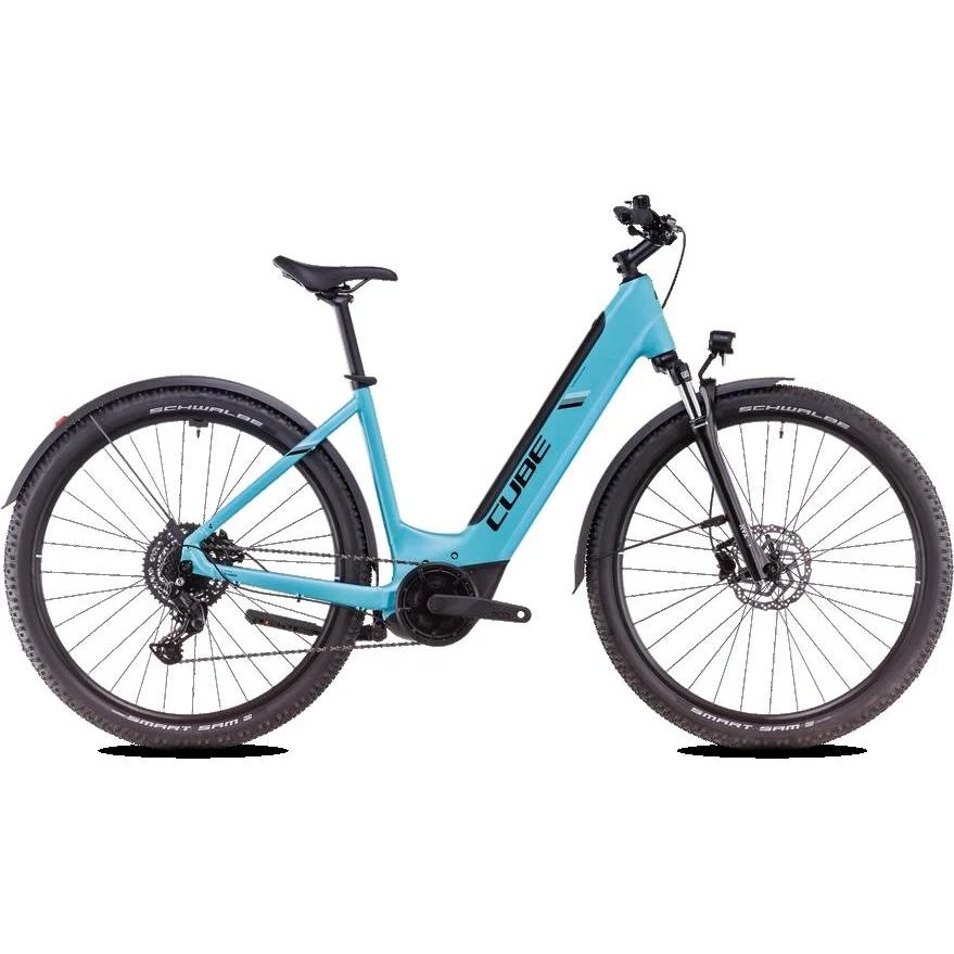Cube Nuride Hybrid Performance 500 Allroad Easy Entry Electric Hybrid Bike Swimmingpool'n'Black - Image 7