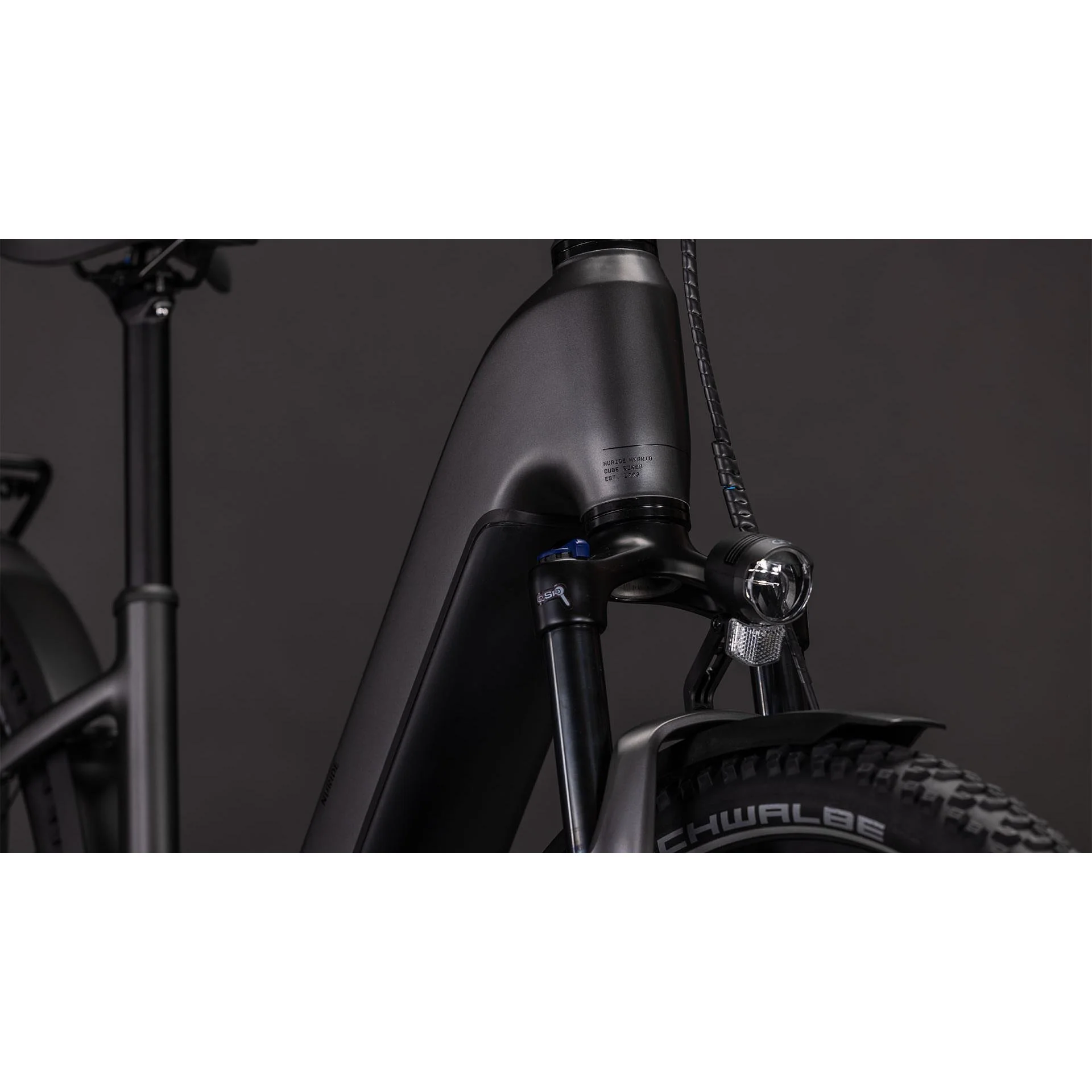 Cube Nuride Hybrid Performance Easy Entry 600 Electric Hybrid Bike Slabgrey'n'Black - Image 5