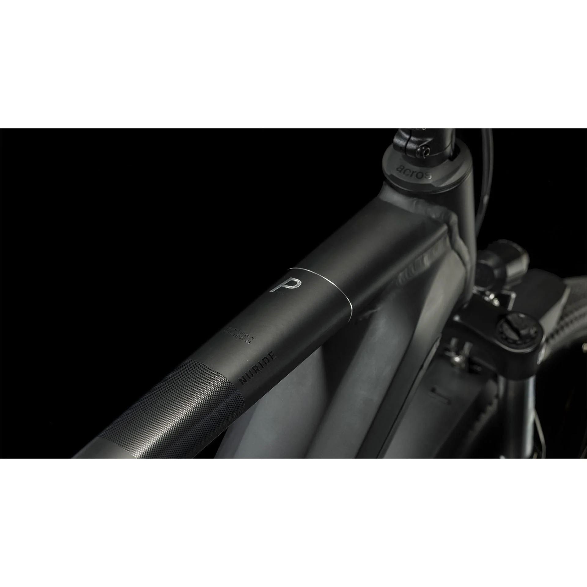 Cube Nuride Hybrid Pro 500 All Road Electric Hybrid Bike Black Metal - Image 2