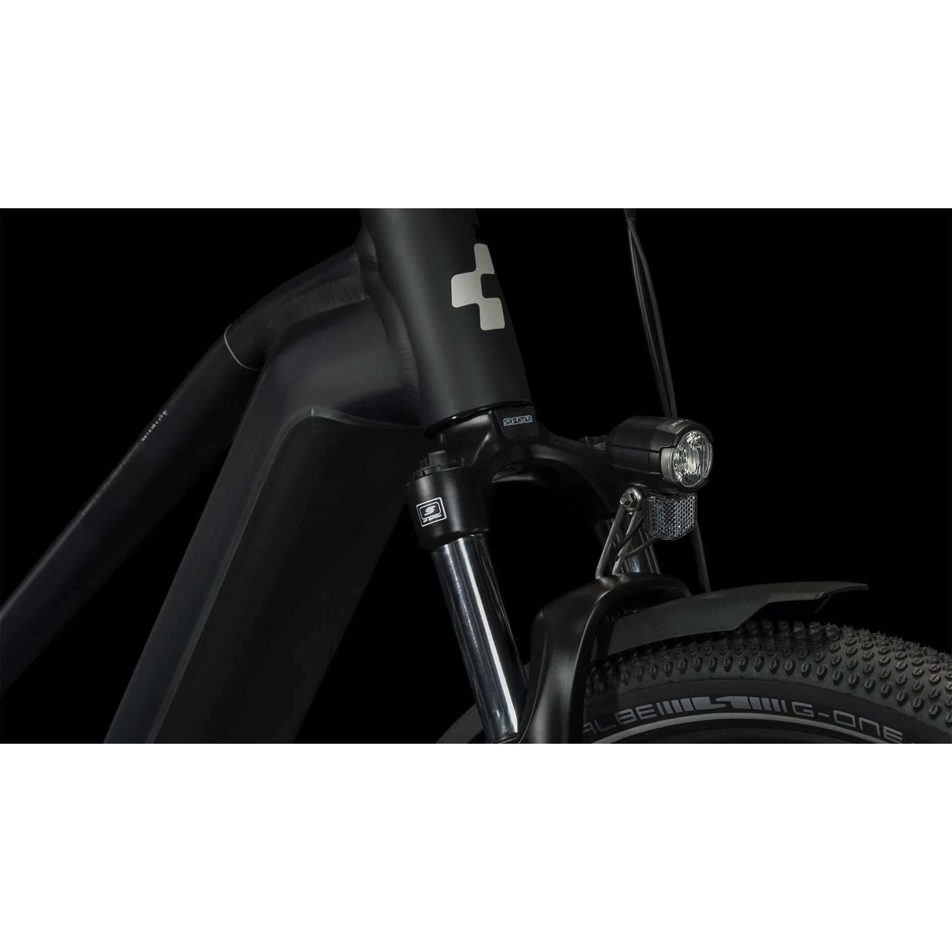 Cube Nuride Hybrid Pro 500 All-Road Trapeze Electric Hybrid Bike Black Metal - Image 5