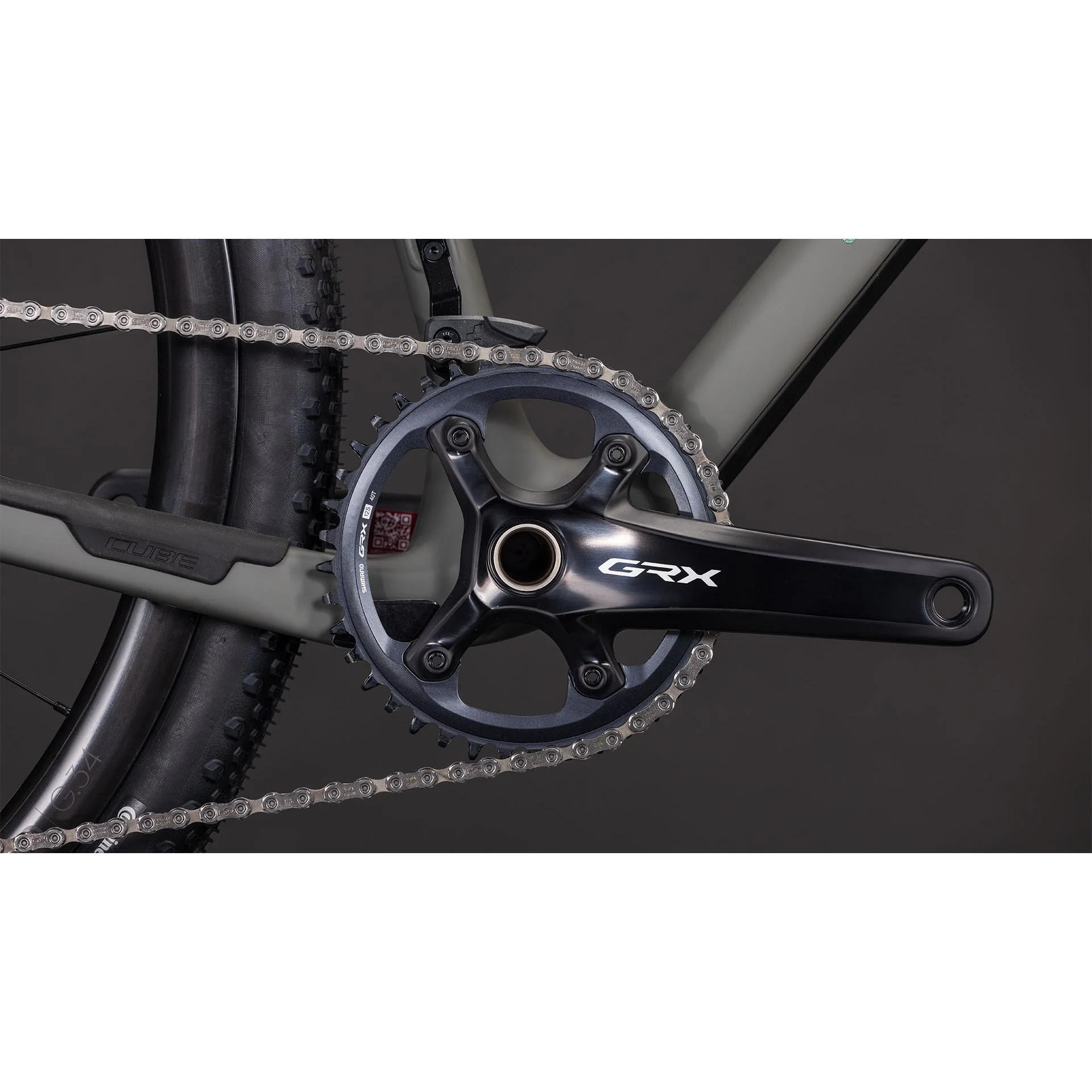 Cube Nuroad C:62 EX Gravel Bike Oldgrey'n'Prism - Image 5