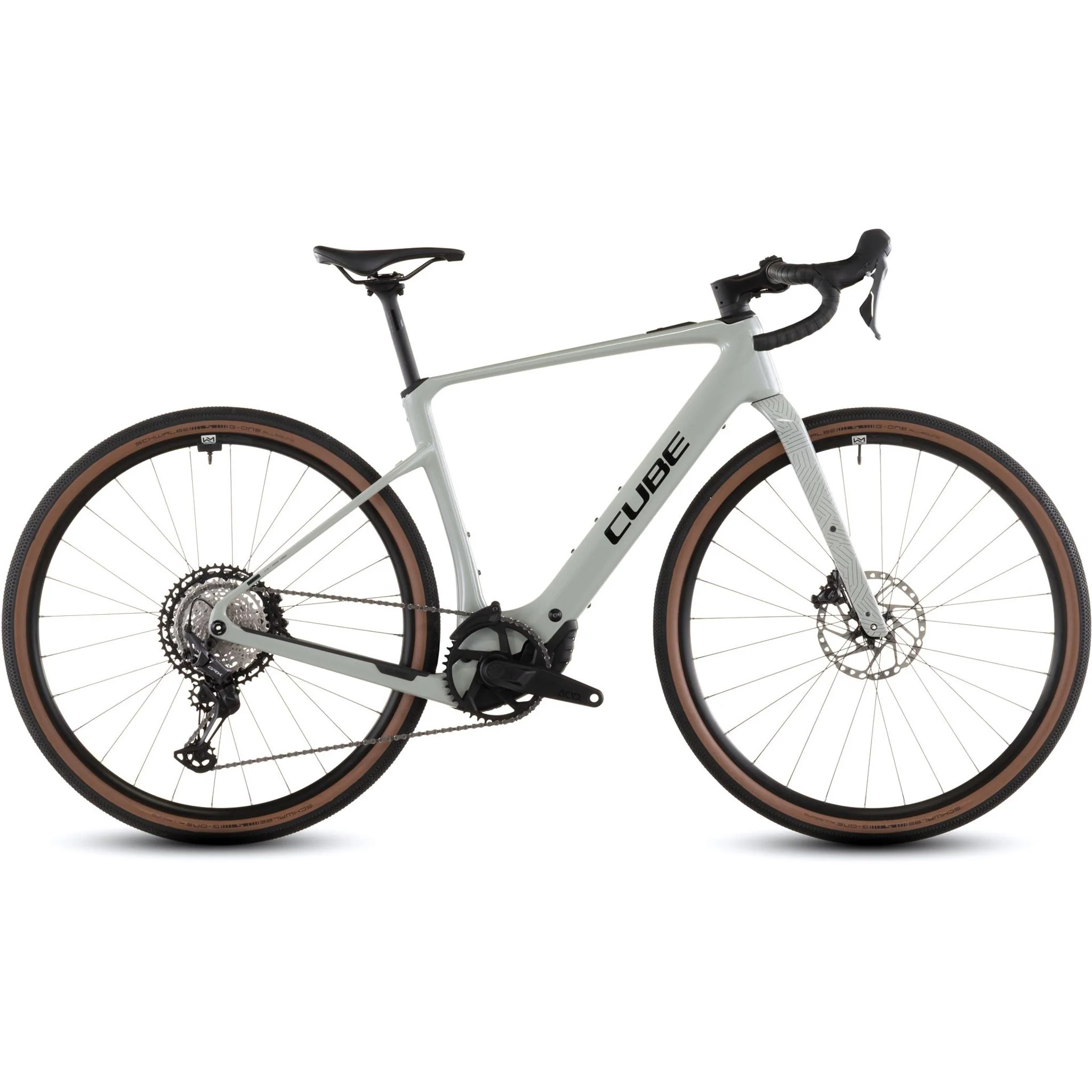 Cube Nuroad Hybrid C:62 Race 400X Electric Gravel Bike Reedbeige'n'Black