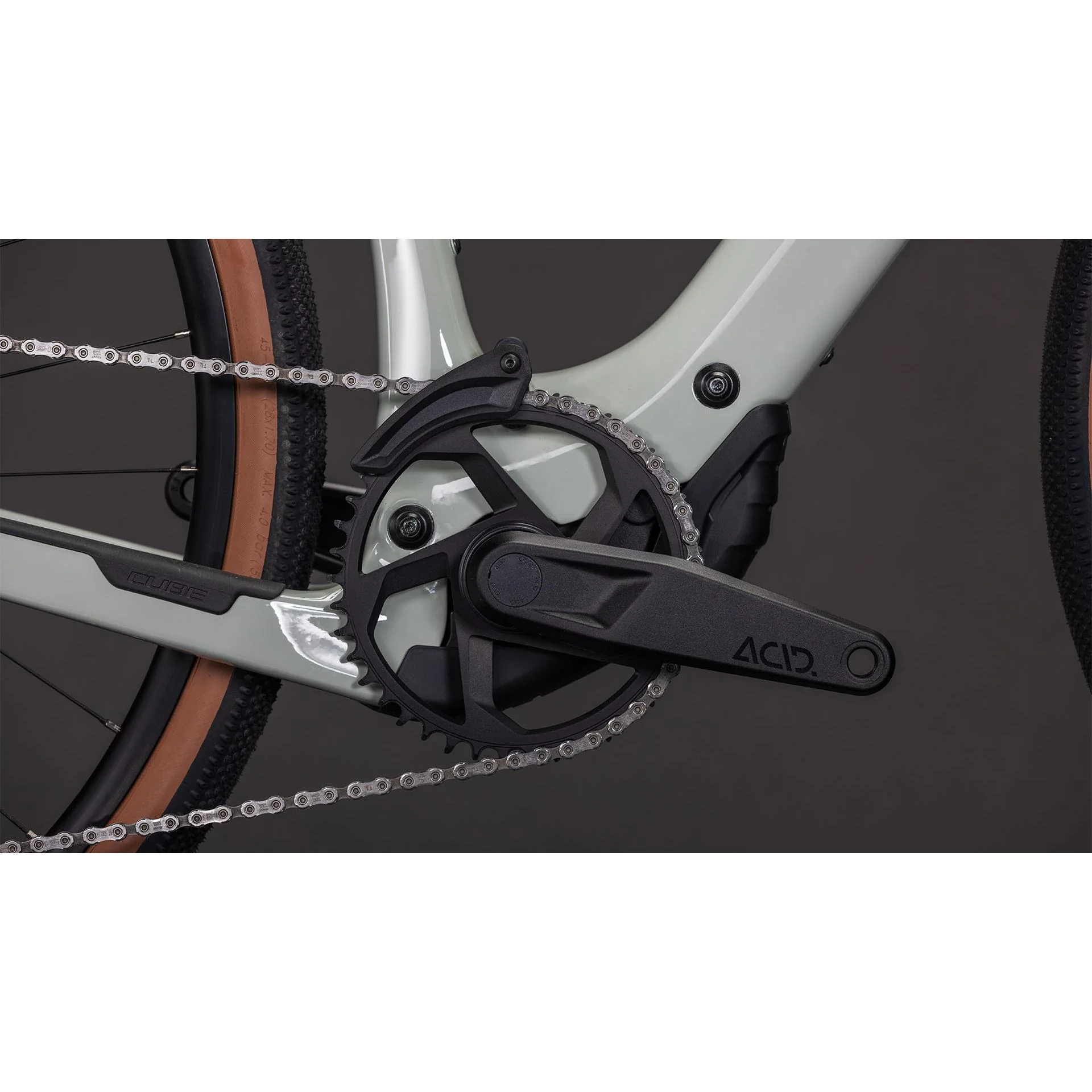 Cube Nuroad Hybrid C:62 Race 400X Electric Gravel Bike Reedbeige'n'Black - Image 4