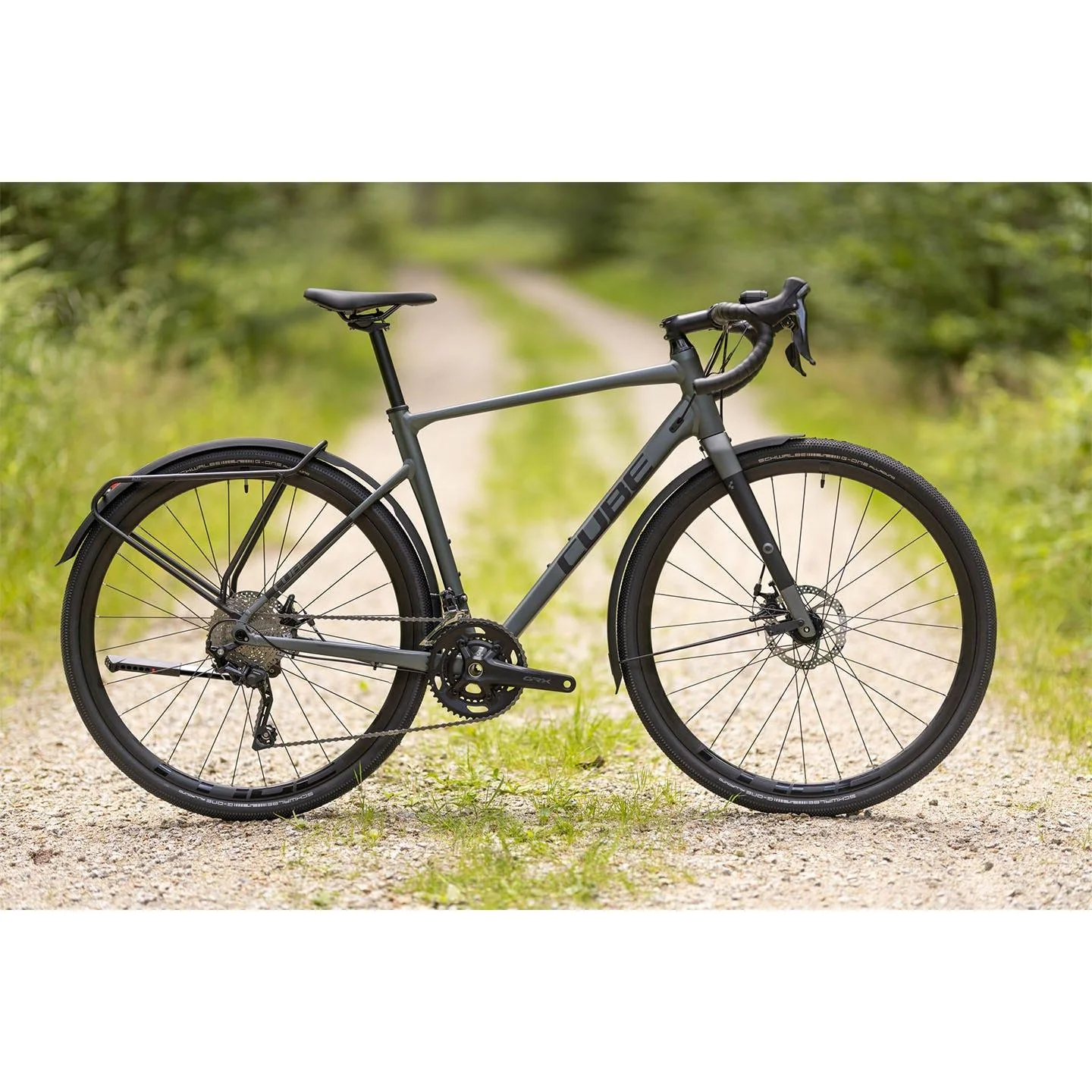 Cube Nuroad Pro FE Gravel Bike Inkgrey 'n' Black - Image 2