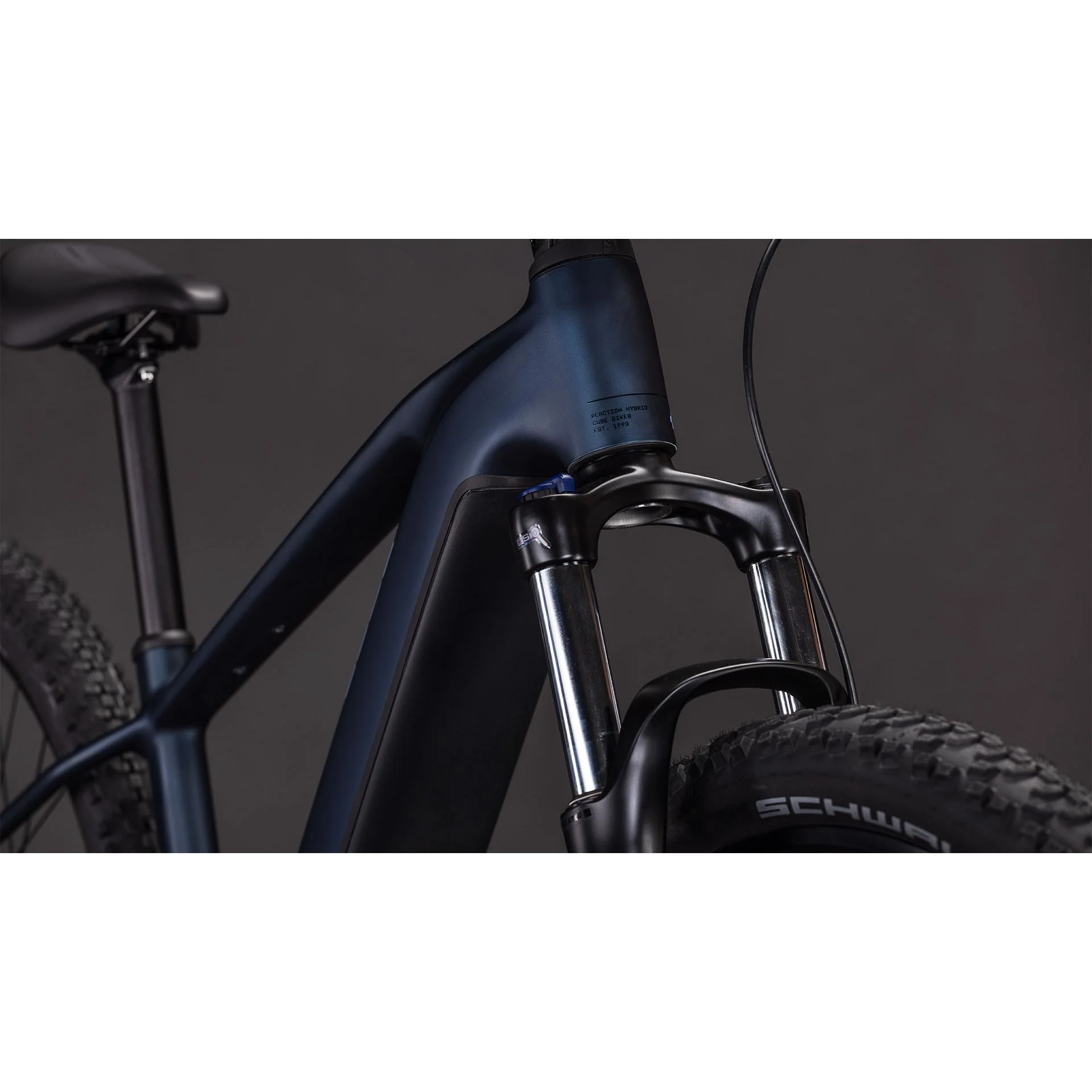 Cube Reaction Hybrid Performance 600 Electric Hardtail Mountain Bike Indigoblue'n'Reflex - Image 3