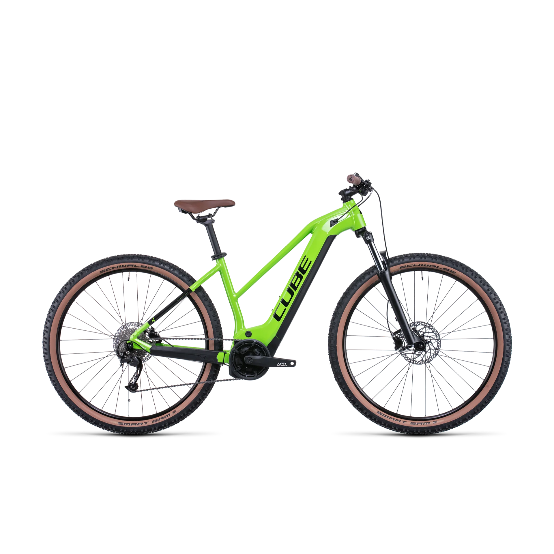 Cube Reaction Hybrid Performance 625 TP Electric Mountain Bike Shinyapple