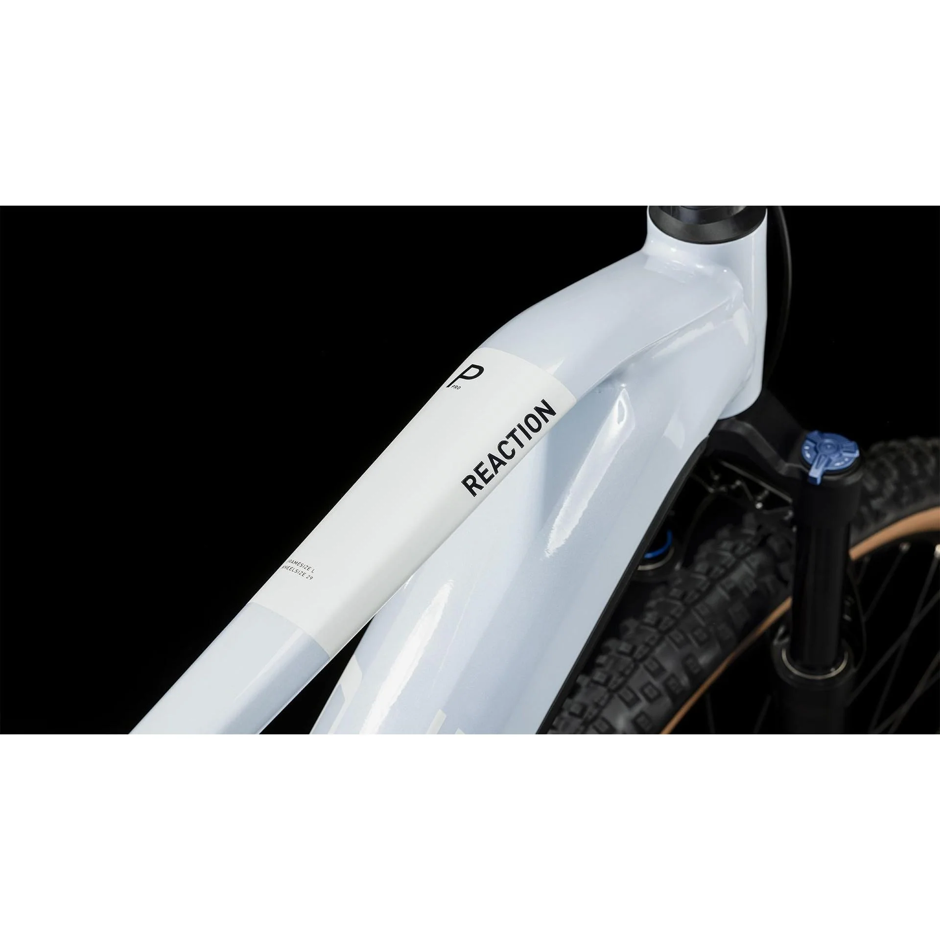 Cube Reaction Hybrid Pro 500 Electric Hardtail Mountain Bike Flash White 'n' Black - Image 3