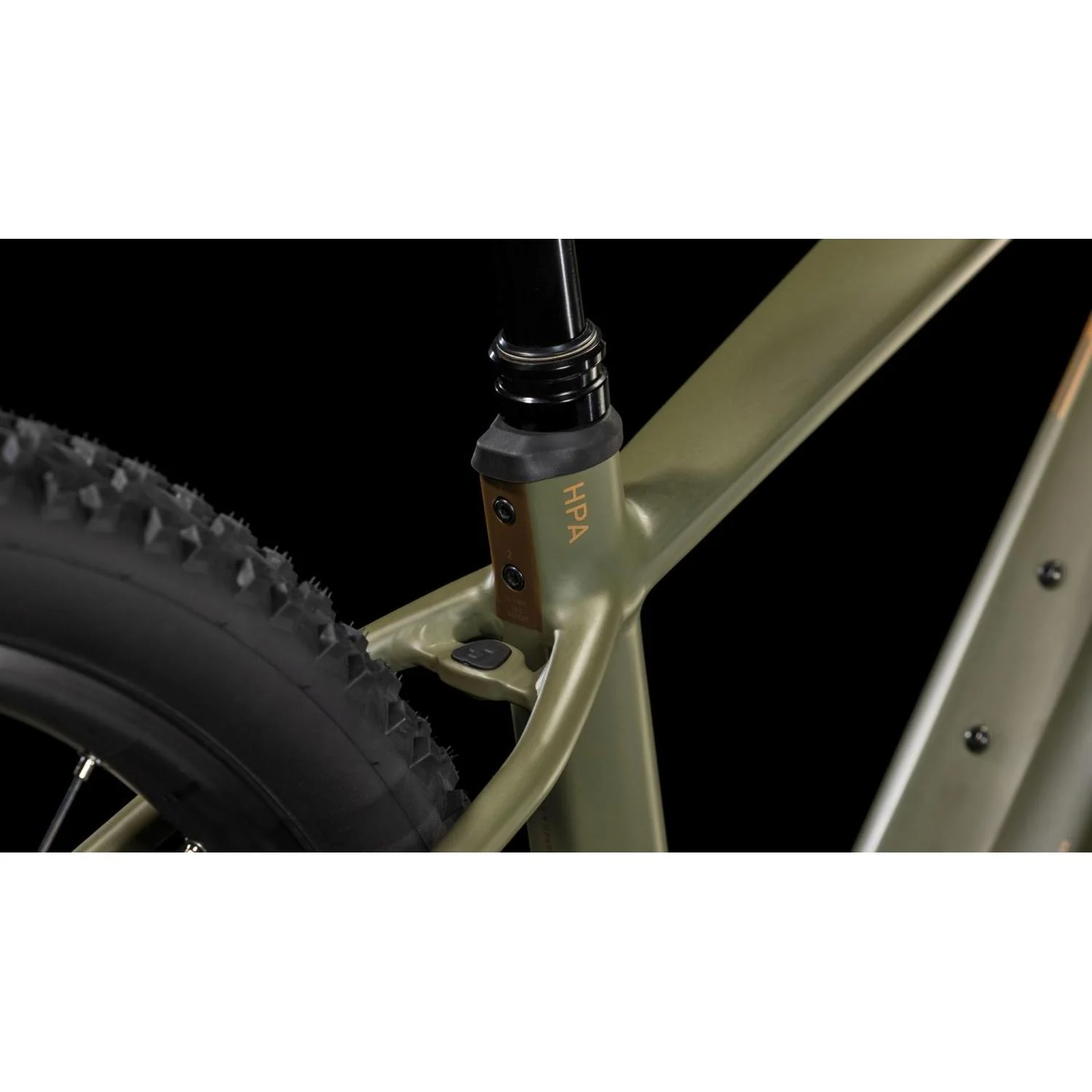 Cube Reaction Hybrid Pro 600 Electric Hardtail Mountain Bike Dustyolive'n'Gold - Image 5