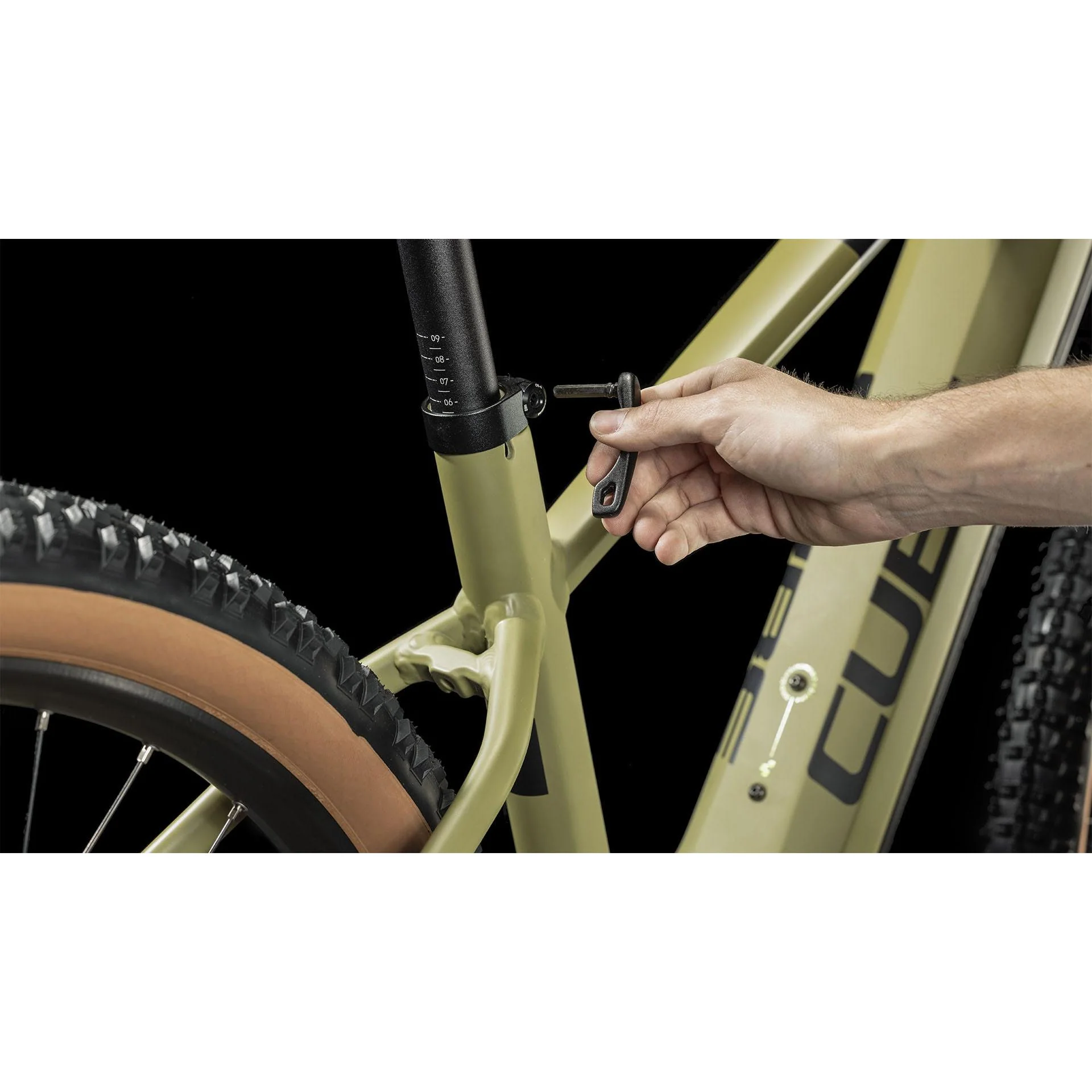 Cube Reaction Hybrid Race 625 Electric Hardtail Mountain Bike Olive 'n' Green - Image 2