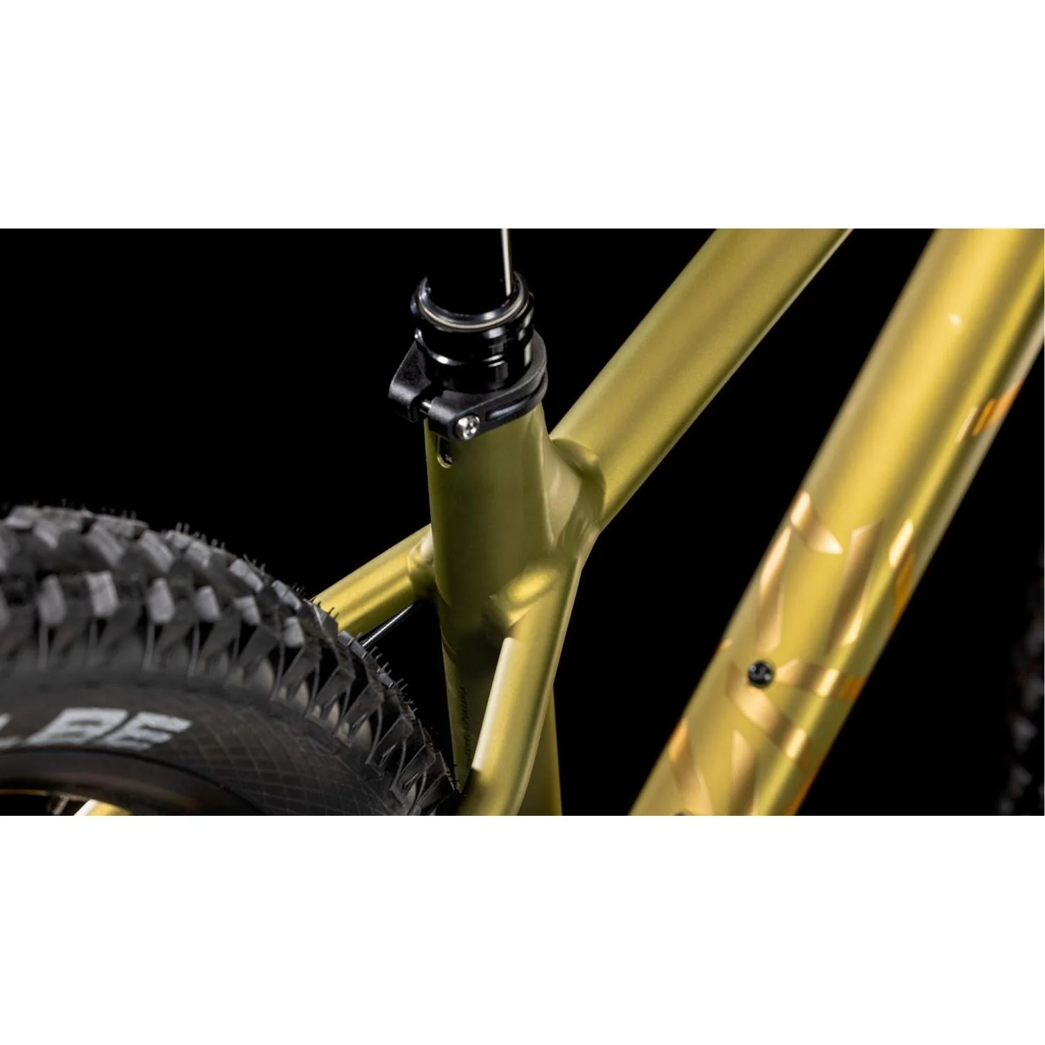 Cube Reaction TM ONE Hardtail Trail Bike Goldenlime'n'Black - Image 2