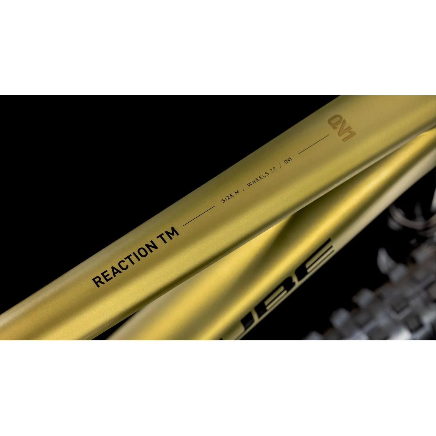 Cube Reaction TM ONE Hardtail Trail Bike Goldenlime'n'Black - Image 4