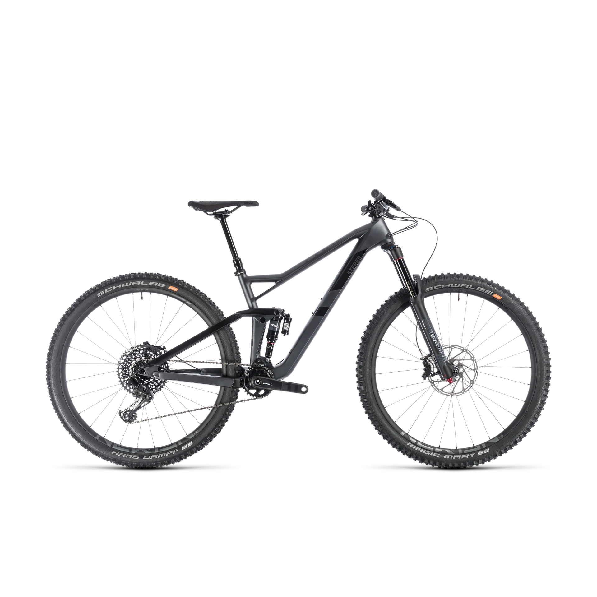 Cube Stereo 150 C62 SL Mountain Bike Iridium/Black (2019)