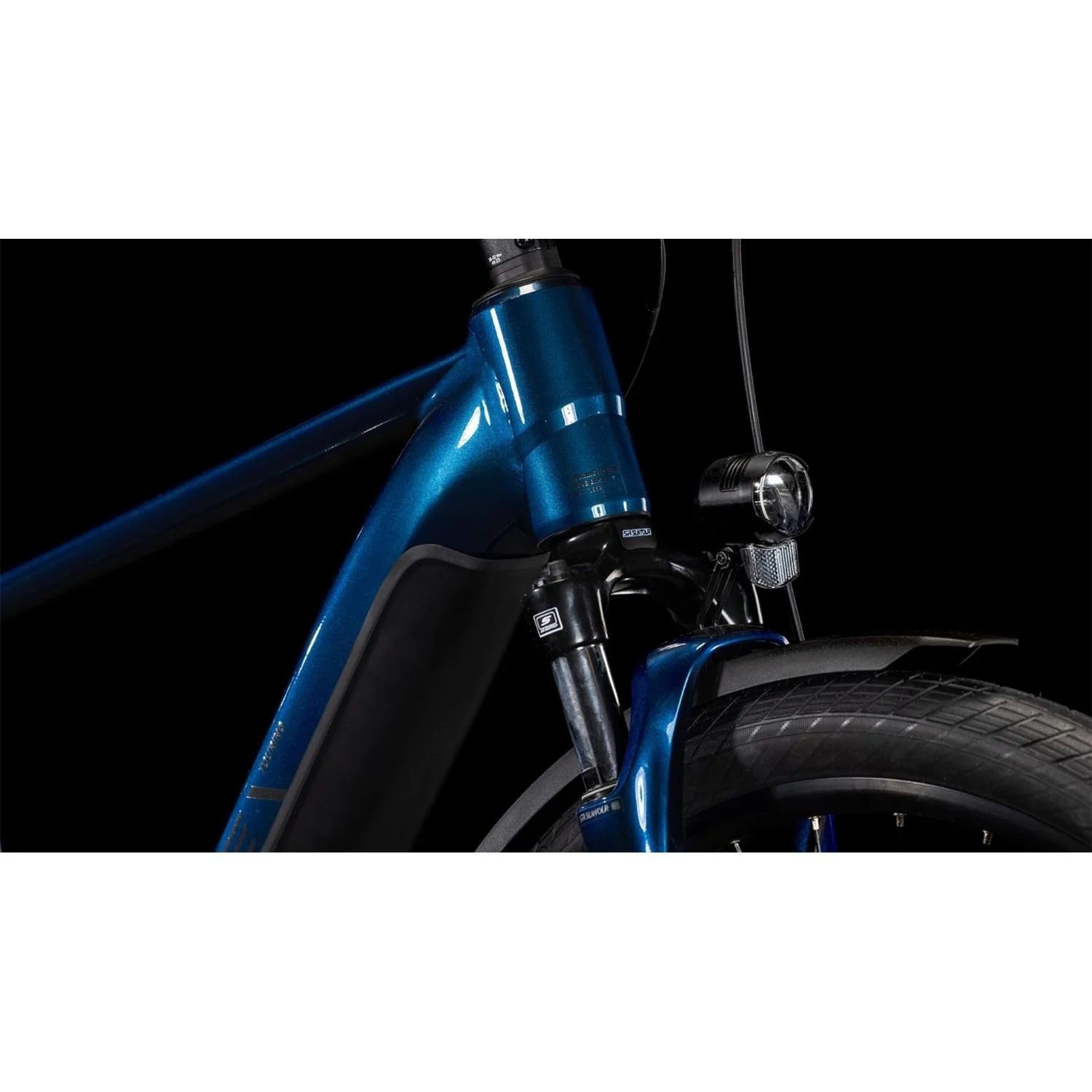 Cube Touring Hybrid ONE 500 Electric Hybrid Bike Deepsea'n'Chrome - Image 4