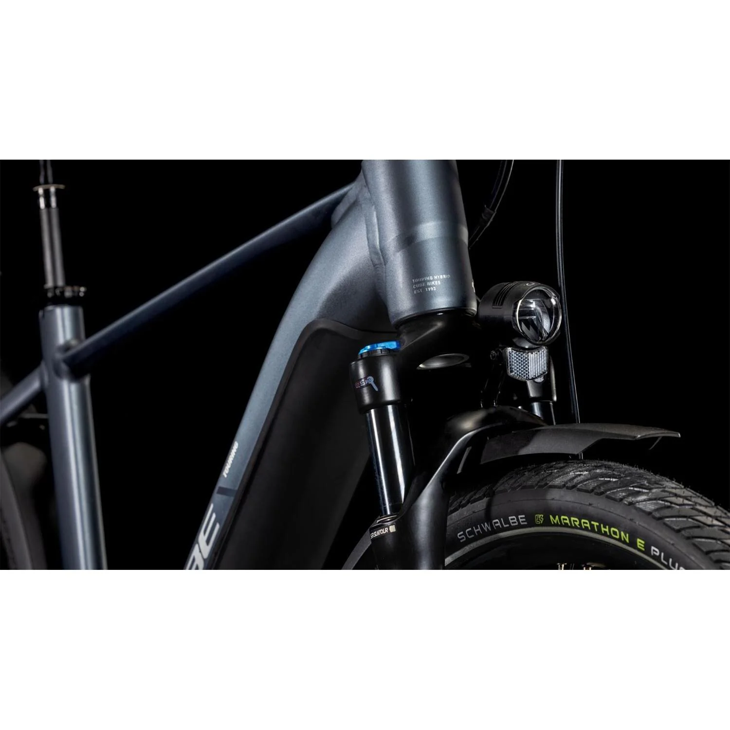 Cube Touring Hybrid Pro 625 Electric Hybrid Bike Metallicgrey'n'Chrome - Image 4