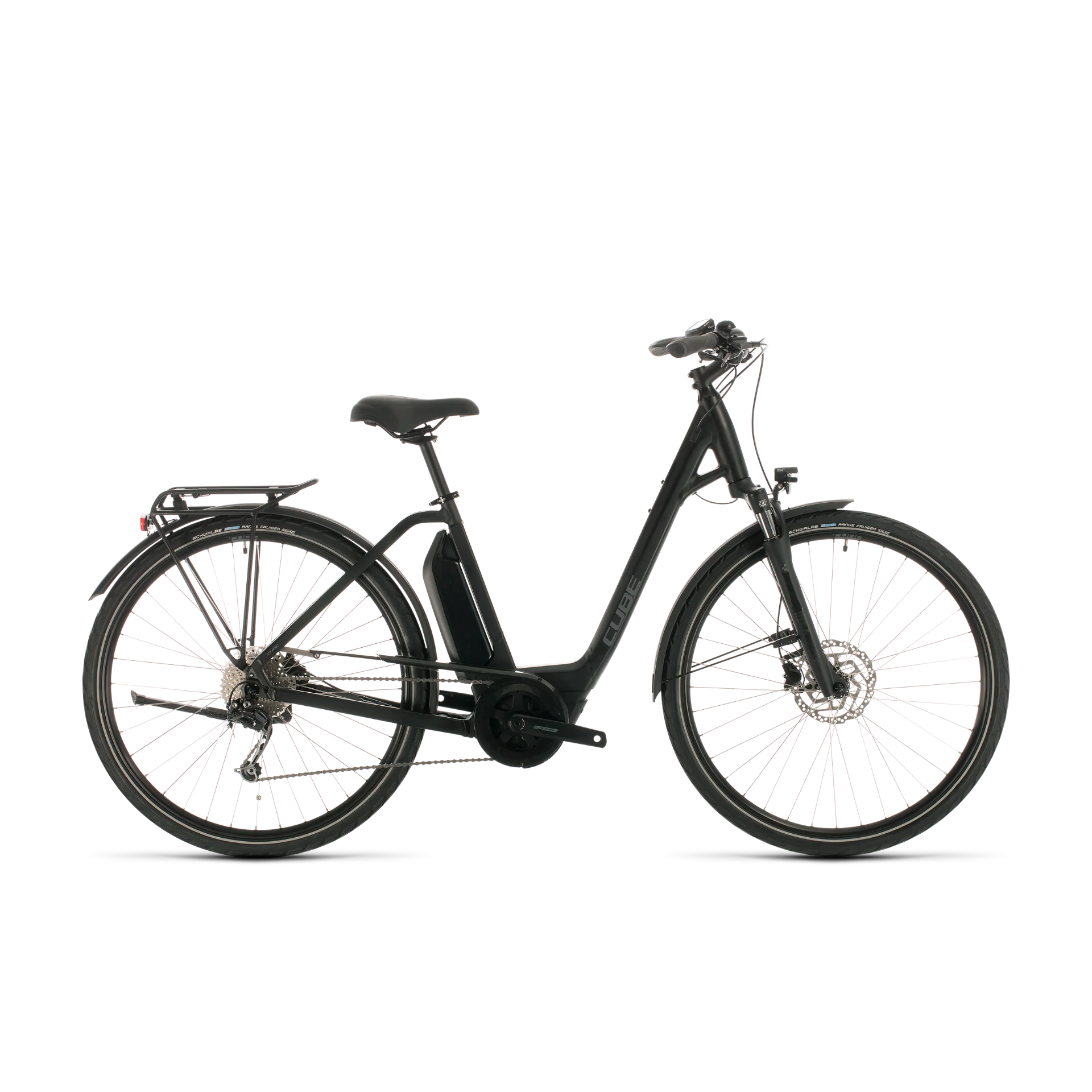 Cube Town Sport Hybrid ONE 400 Electric Hybrid Bike Black/Grey
