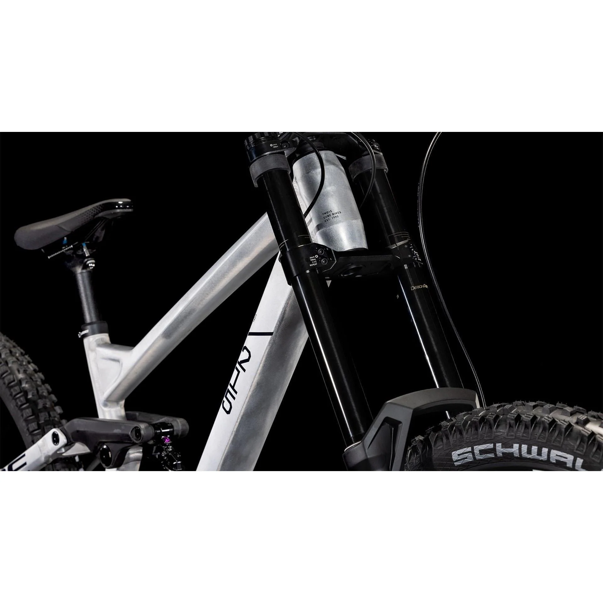 Cube TWO15 Pro 27.5'' Downhill Bike Rawmetal'n'Black - Image 6