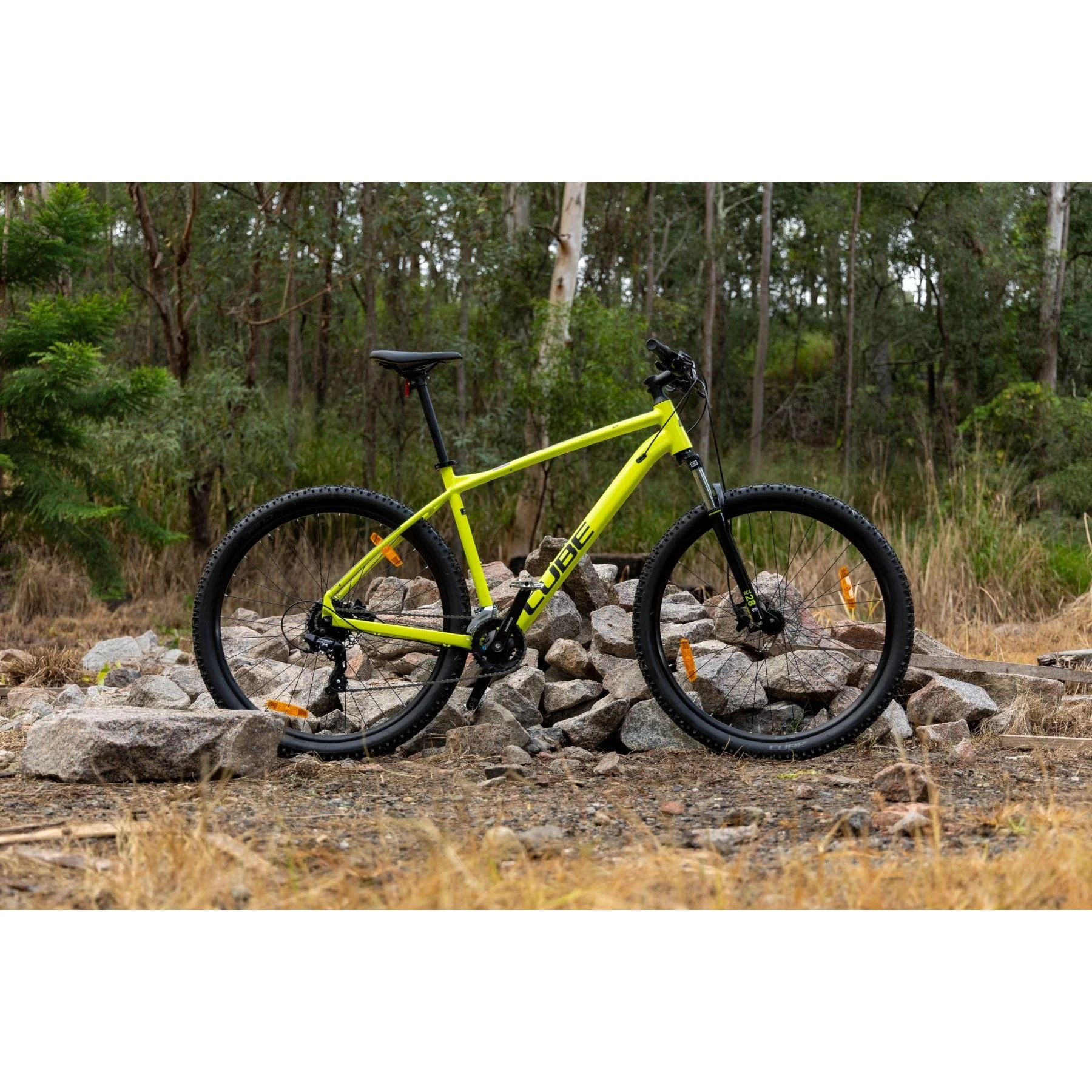 Cube Aim Hardtail Mountain Bike Green Moss - Image 7