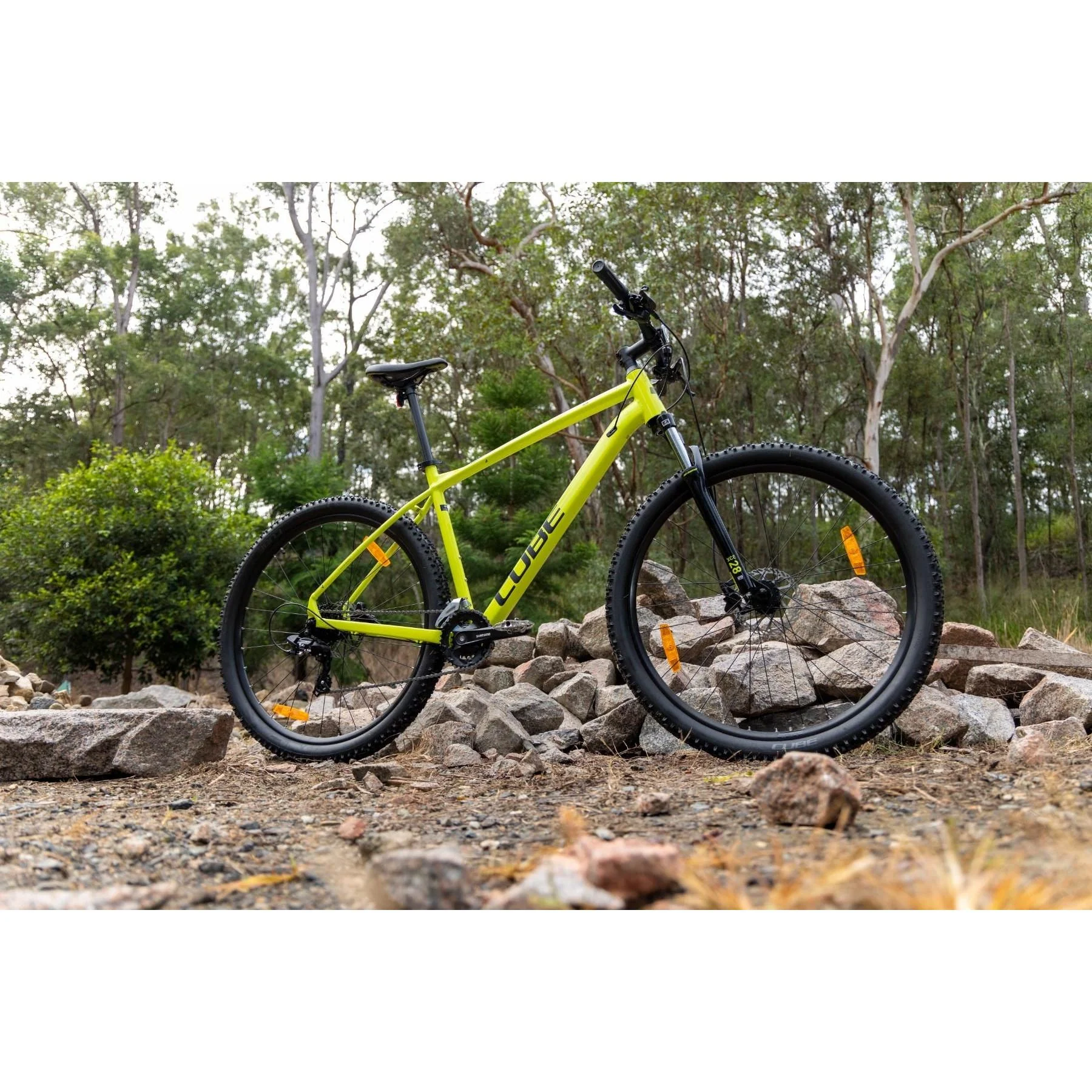 Cube Aim Hardtail Mountain Bike Green Moss - Image 8