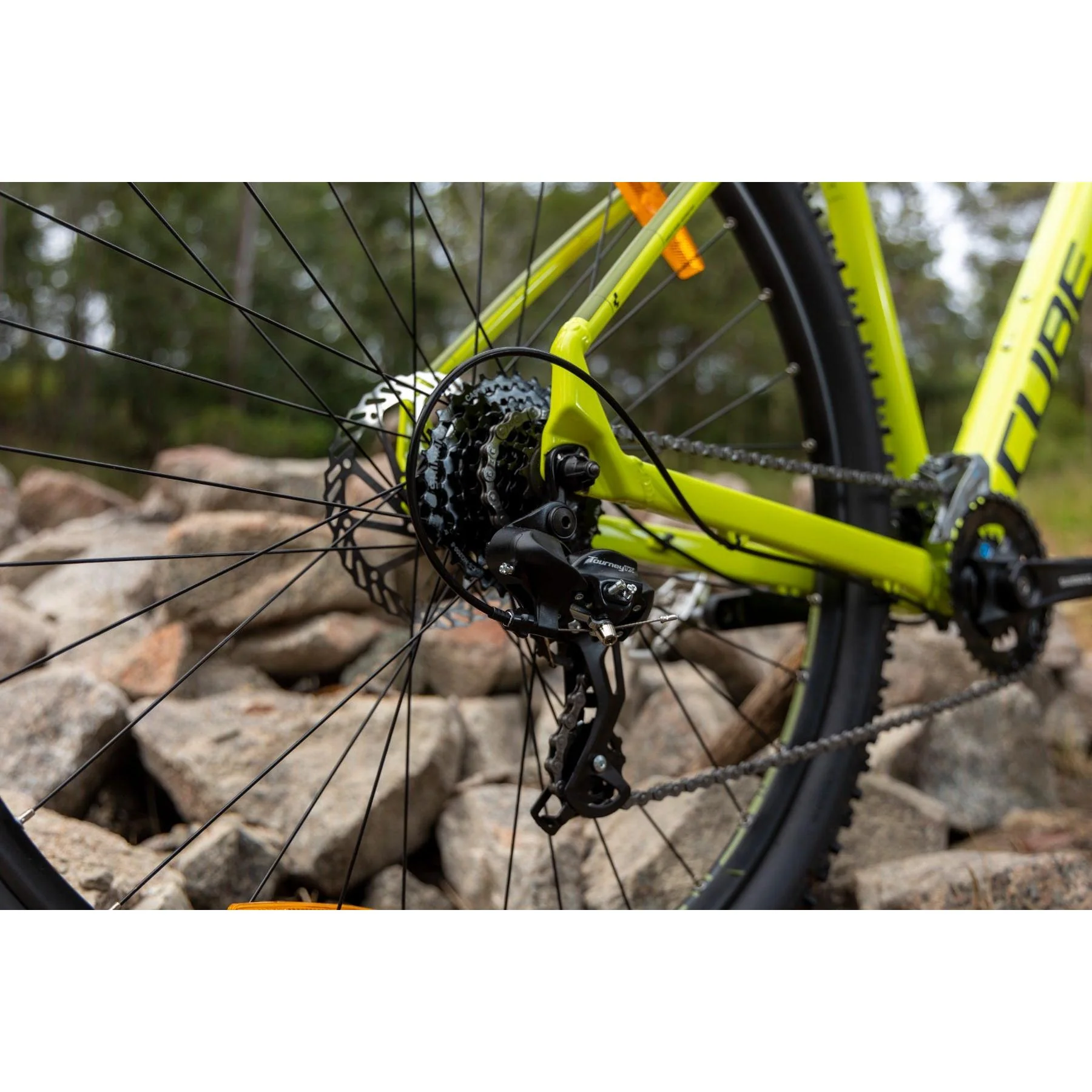 Cube Aim Hardtail Mountain Bike Green Moss - Image 9