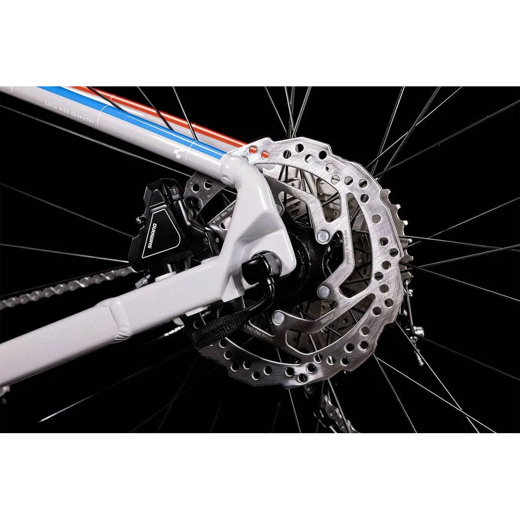 Cube Aim SL Mountain Bike Prisma Grey 'n' Blue 'n' Red - Image 5