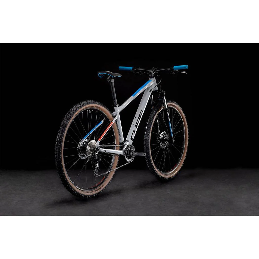 Cube Aim SL Mountain Bike Prisma Grey 'n' Blue 'n' Red - Image 6