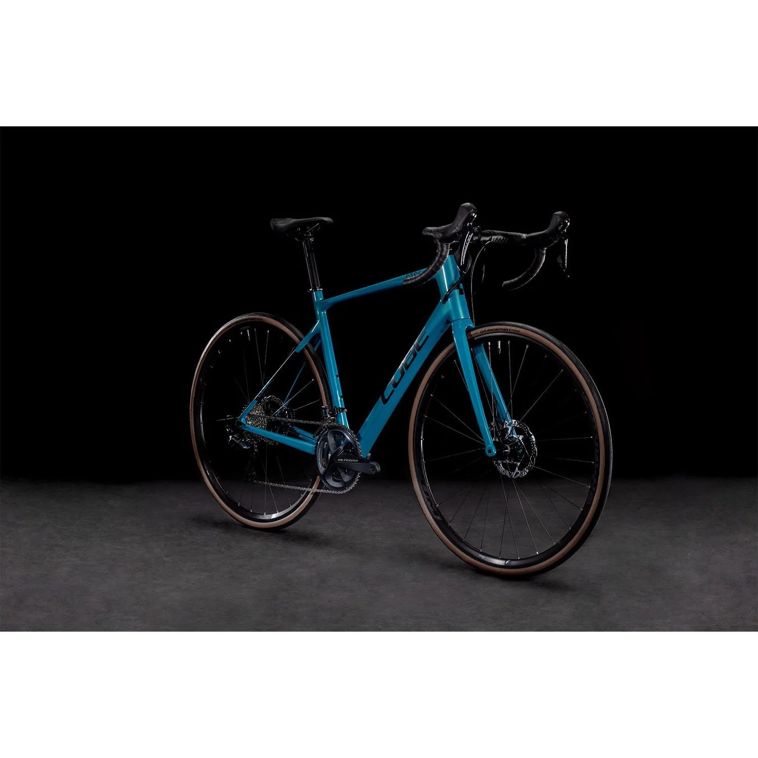 Cube Attain GTC SL Road Bike Teal Metal 'n' Carbon - Image 3