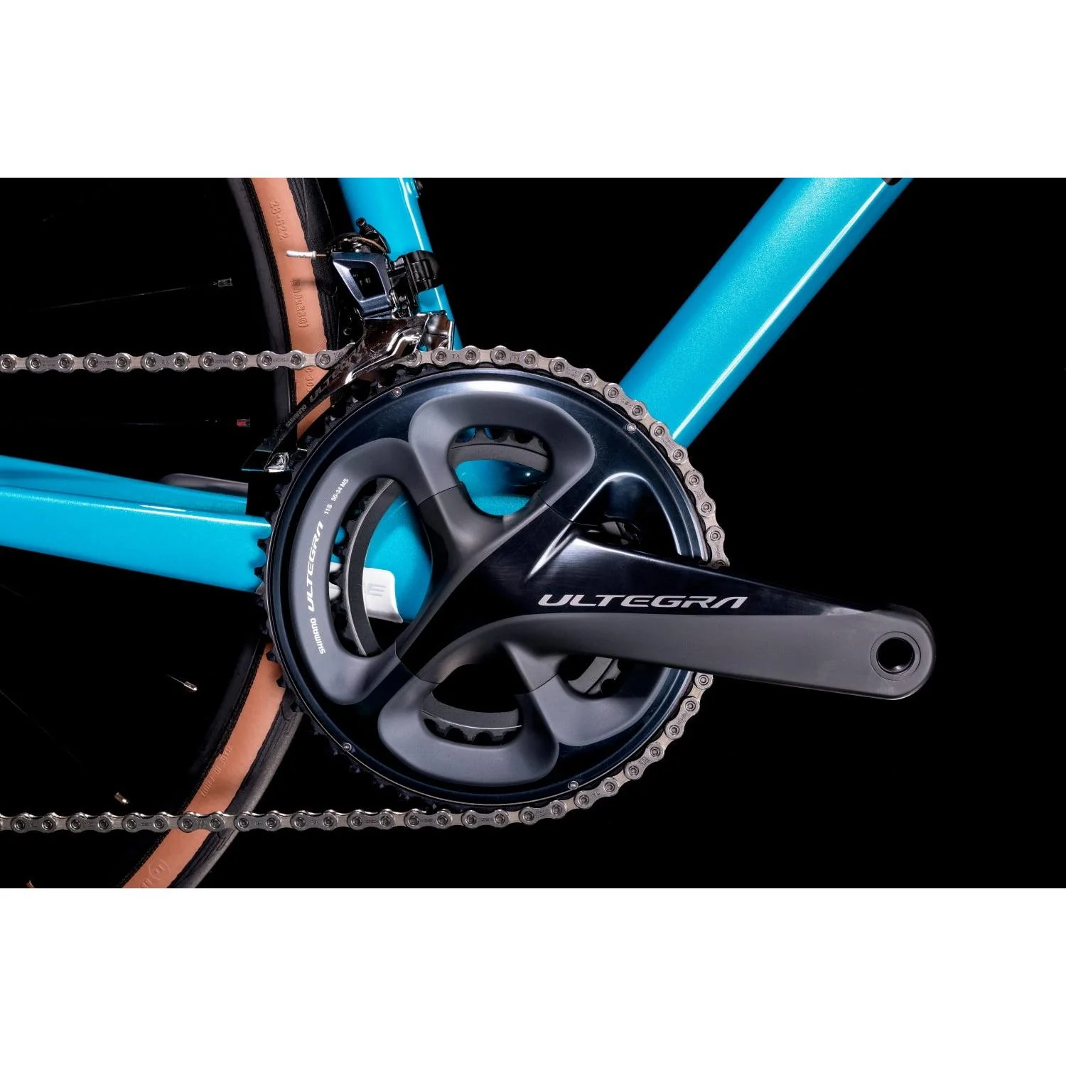 Cube Attain GTC SL Road Bike Teal Metal 'n' Carbon - Image 6