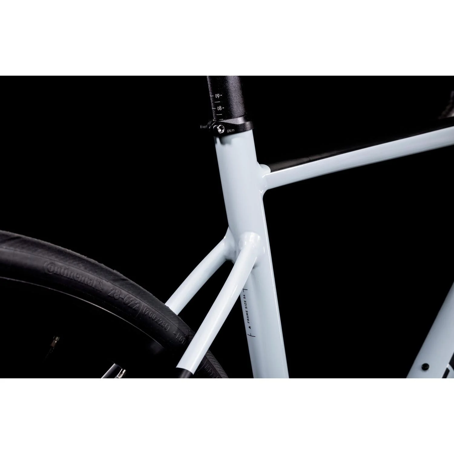 Cube Attain Pro Road Bike Sky Grey 'n' Black - Image 5