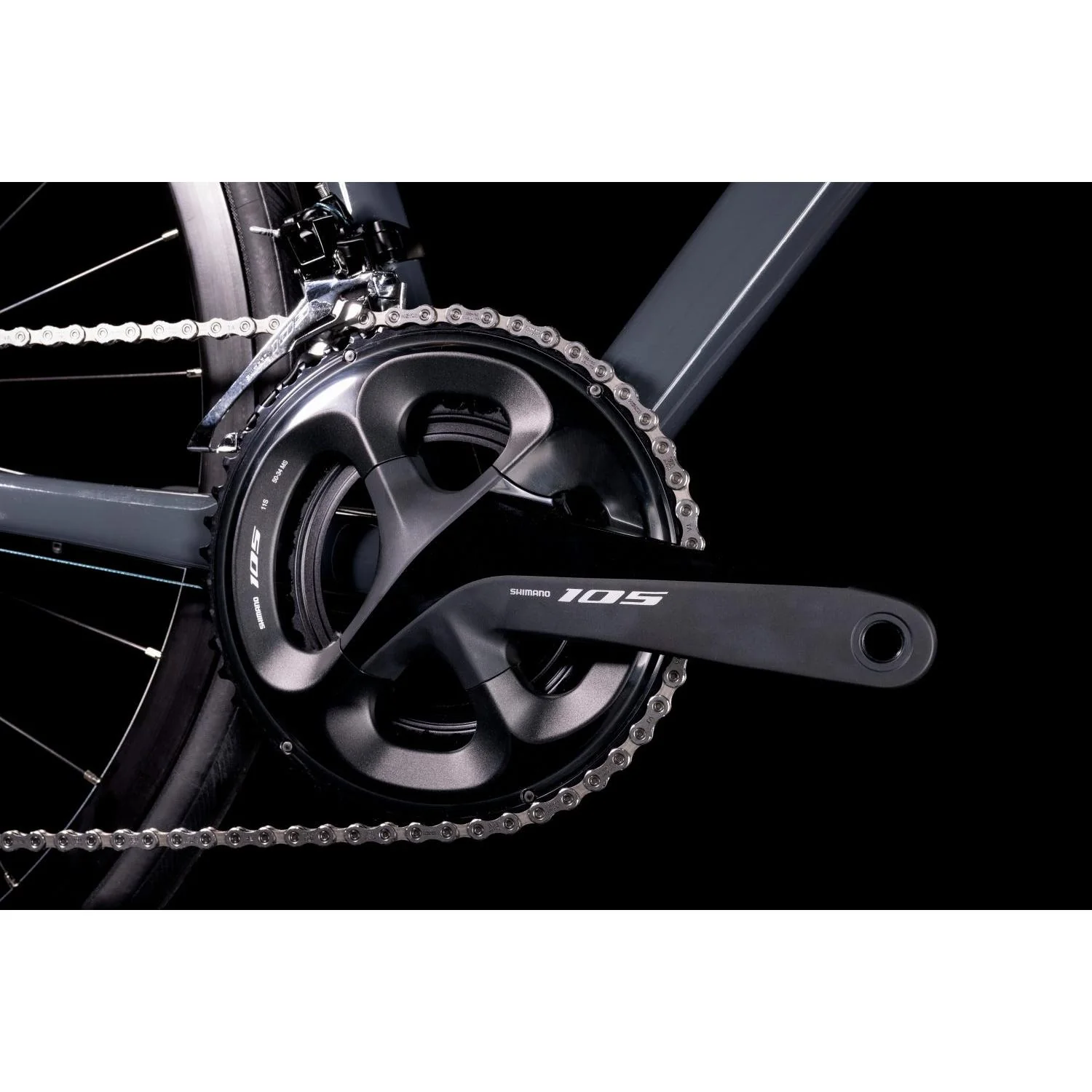 Cube Attain SL Road Bike Grey 'n' Black - Image 5