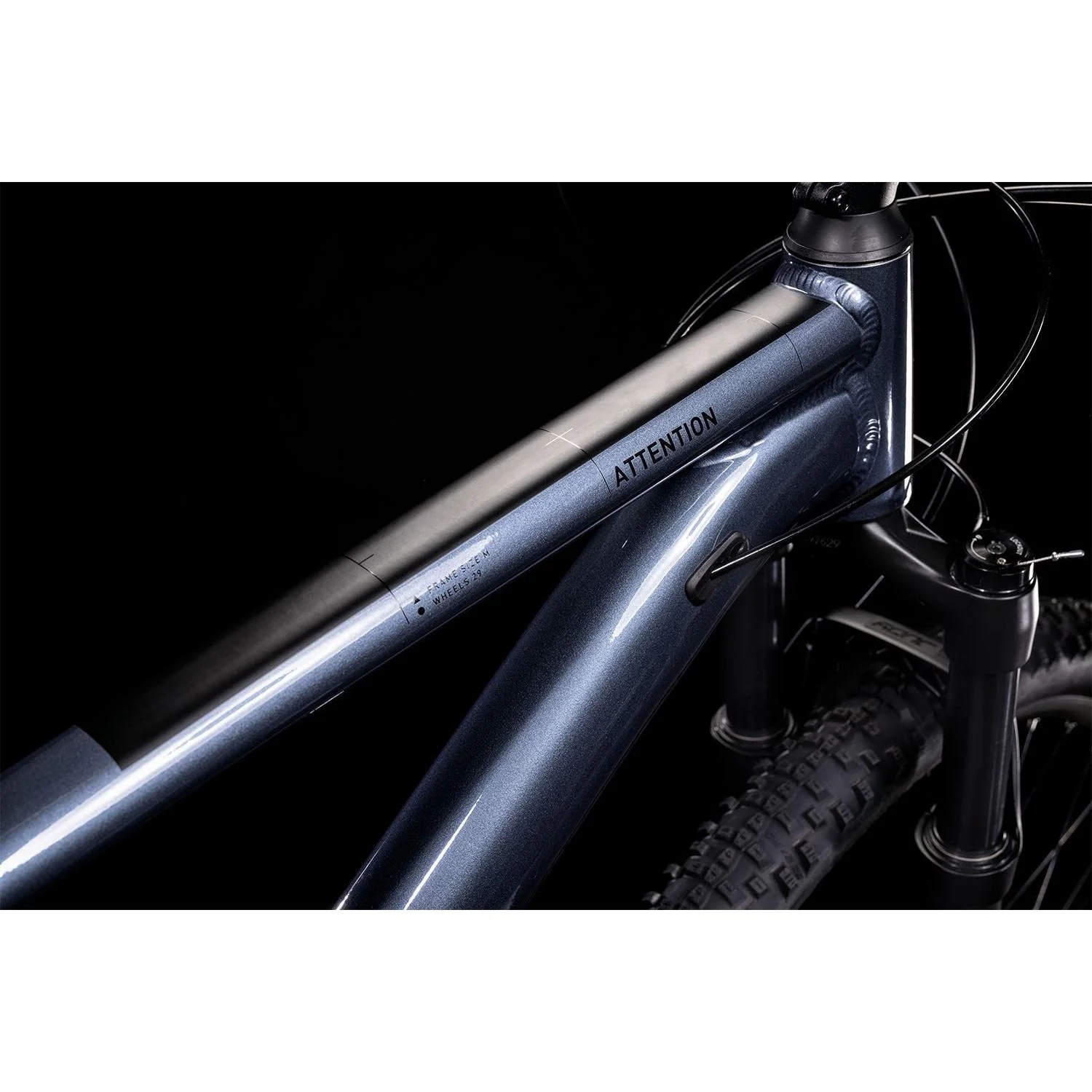 Cube Attention Hardtail Mountain Bike Indigo 'n' Black - Image 2