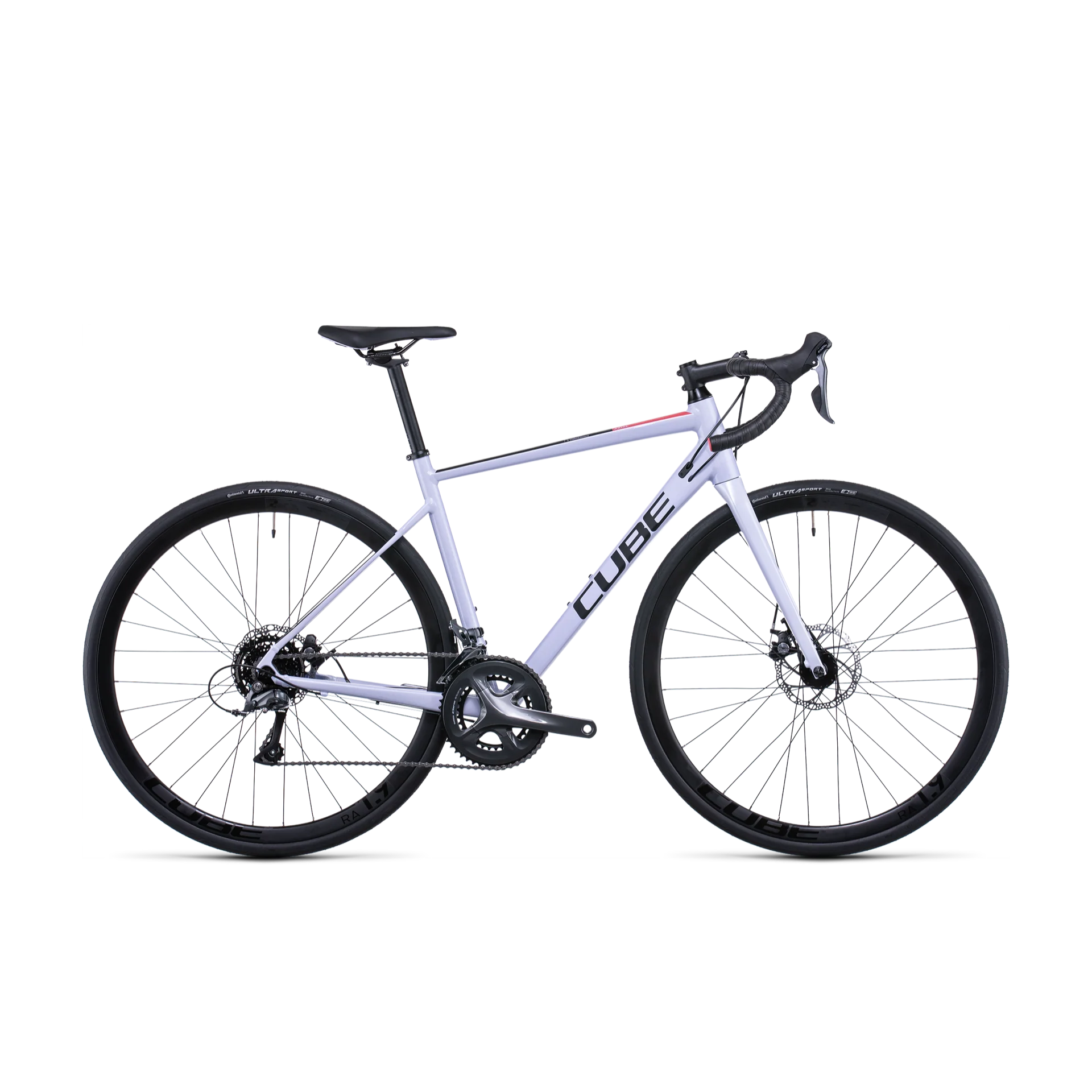 Cube Axial Road Bike Sparkle White 'n' Coral