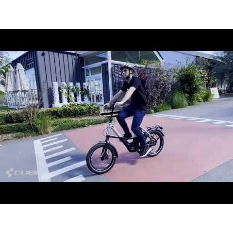 Cube Compact Sport Hybrid 500 Electric Bike Black 'n' Polar Silver - Image 8