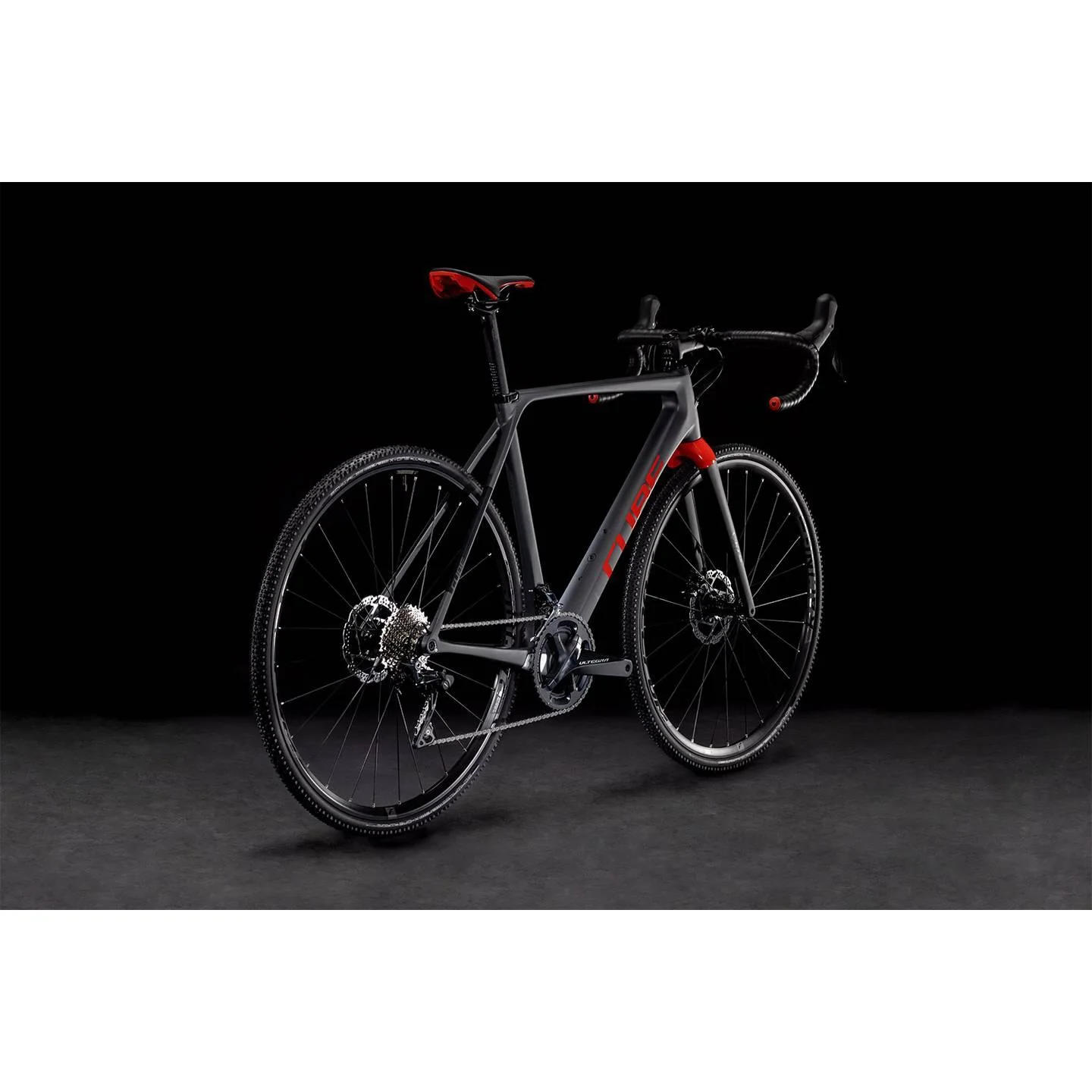 Cube Cross Race C:62 Pro Cyclocross Bike Grey 'n' Red - Image 3