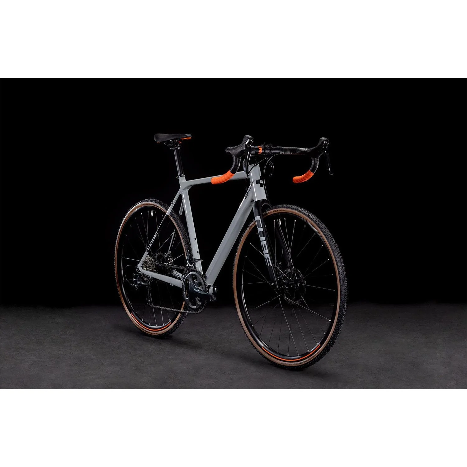 Cube Cross Race Cyclocross Bike Grey 'n' Orange - Image 2