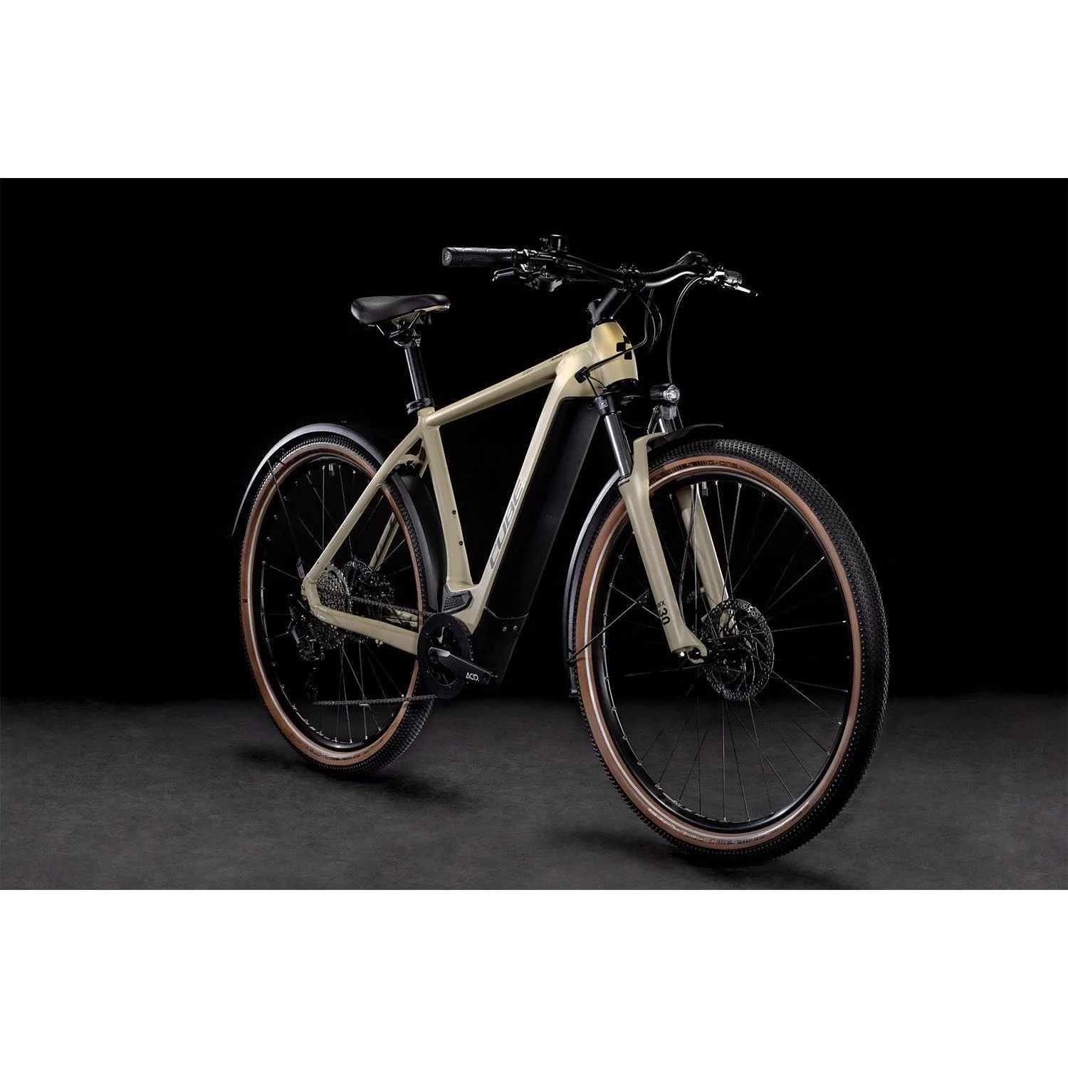 Cube Nuride Hybrid Pro 625 Allroad Electric Hybrid Bike Desert 'n' Black - Image 2