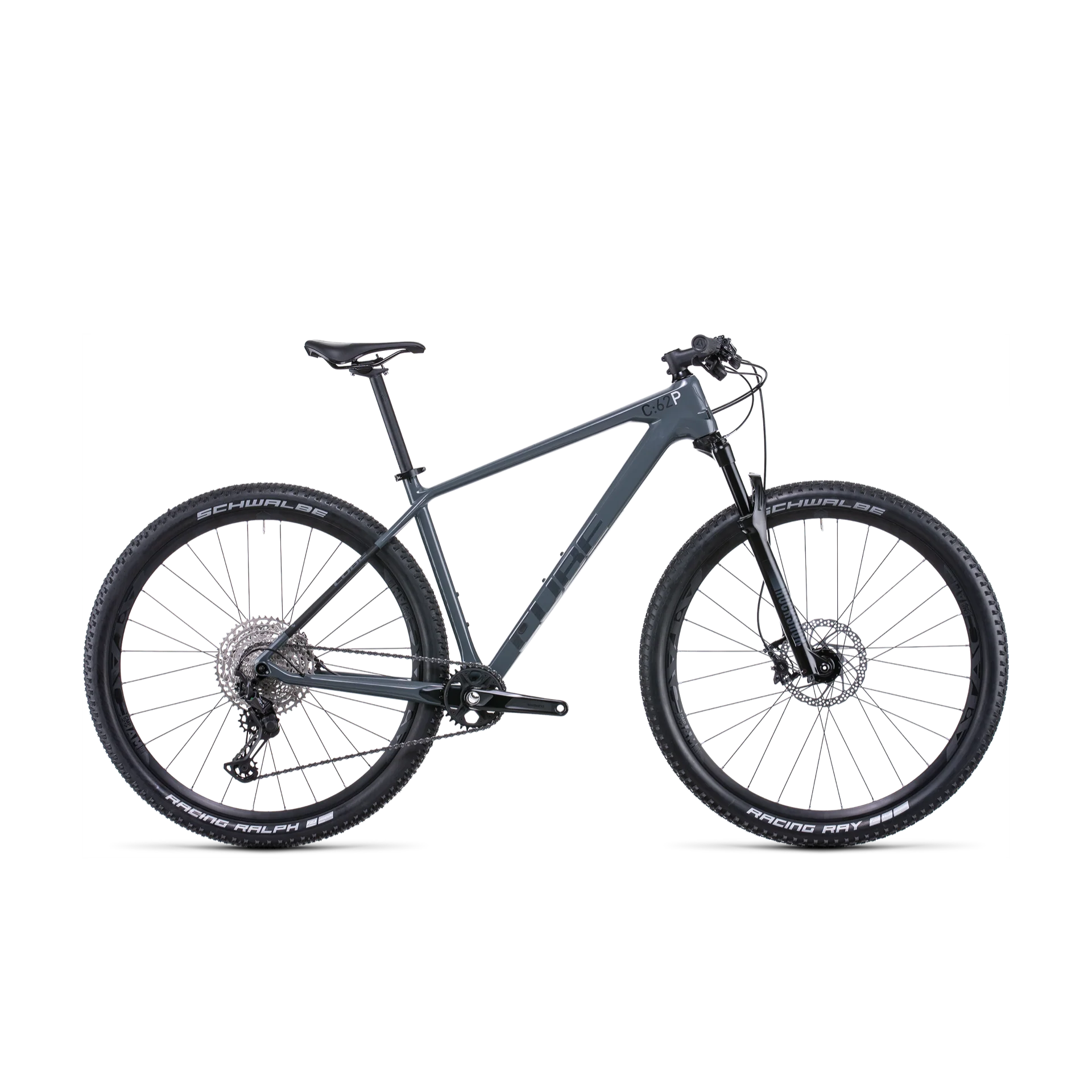 Cube Reaction C:62 Pro Hardtail Mountain Bike Grey Metal