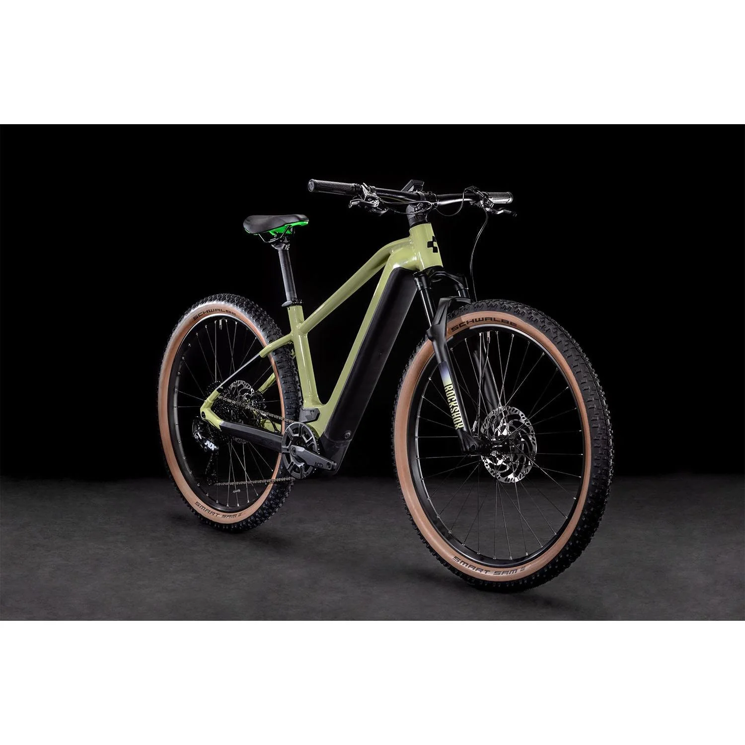 Cube Reaction Hybrid EXC 750 Electric Hardtail Mountain Bike Green 'n' Flash Green - Image 3