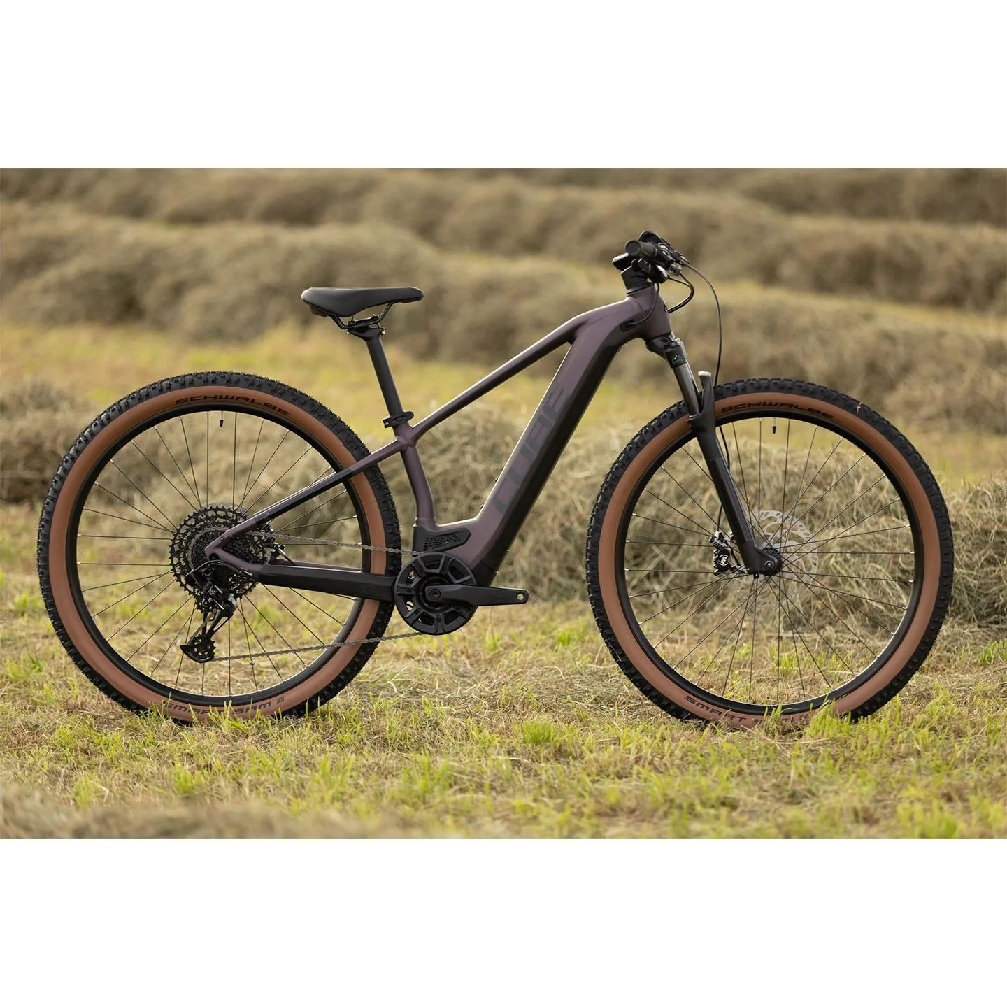 Cube Reaction Hybrid EXC 750 Electric Hardtail Mountain Bike Smoky Lilac 'n' Black - Image 2