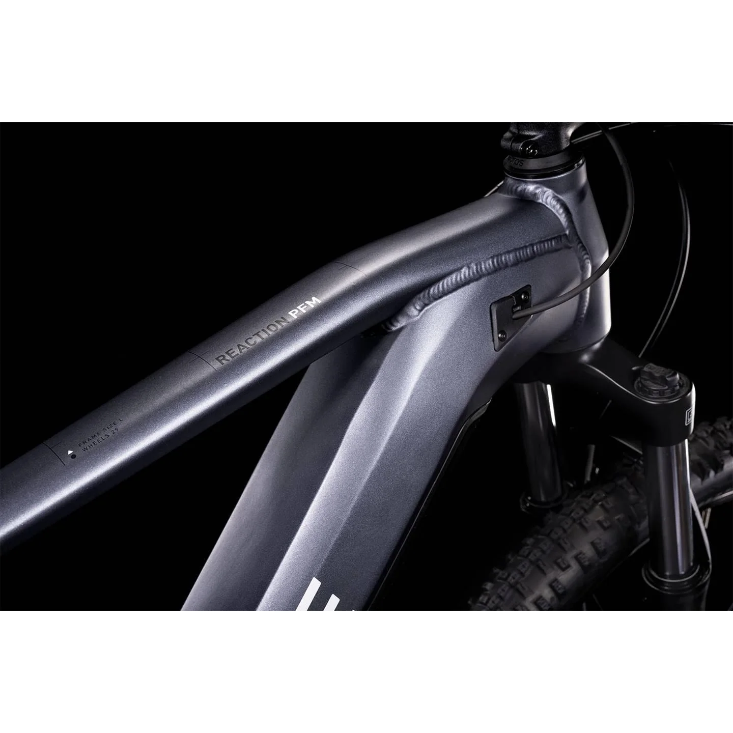 Cube Reaction Hybrid Performance 625 TP Electric Mountain Bike Grey - Image 2