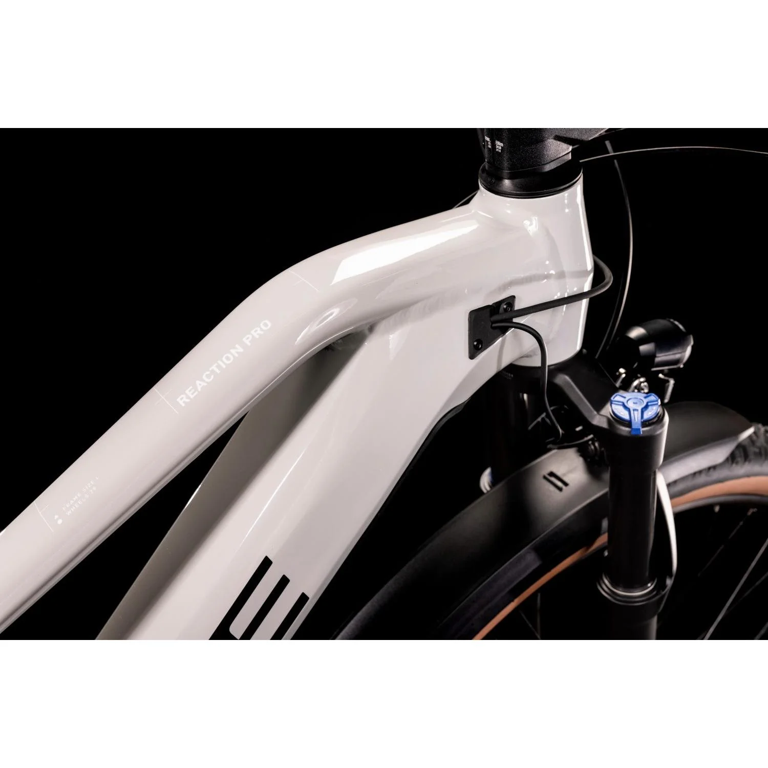 Cube Reaction Hybrid Pro 625 Allroad Trapeze Electric Hardtail Mountain Bike Grey 'n' Red - Image 4