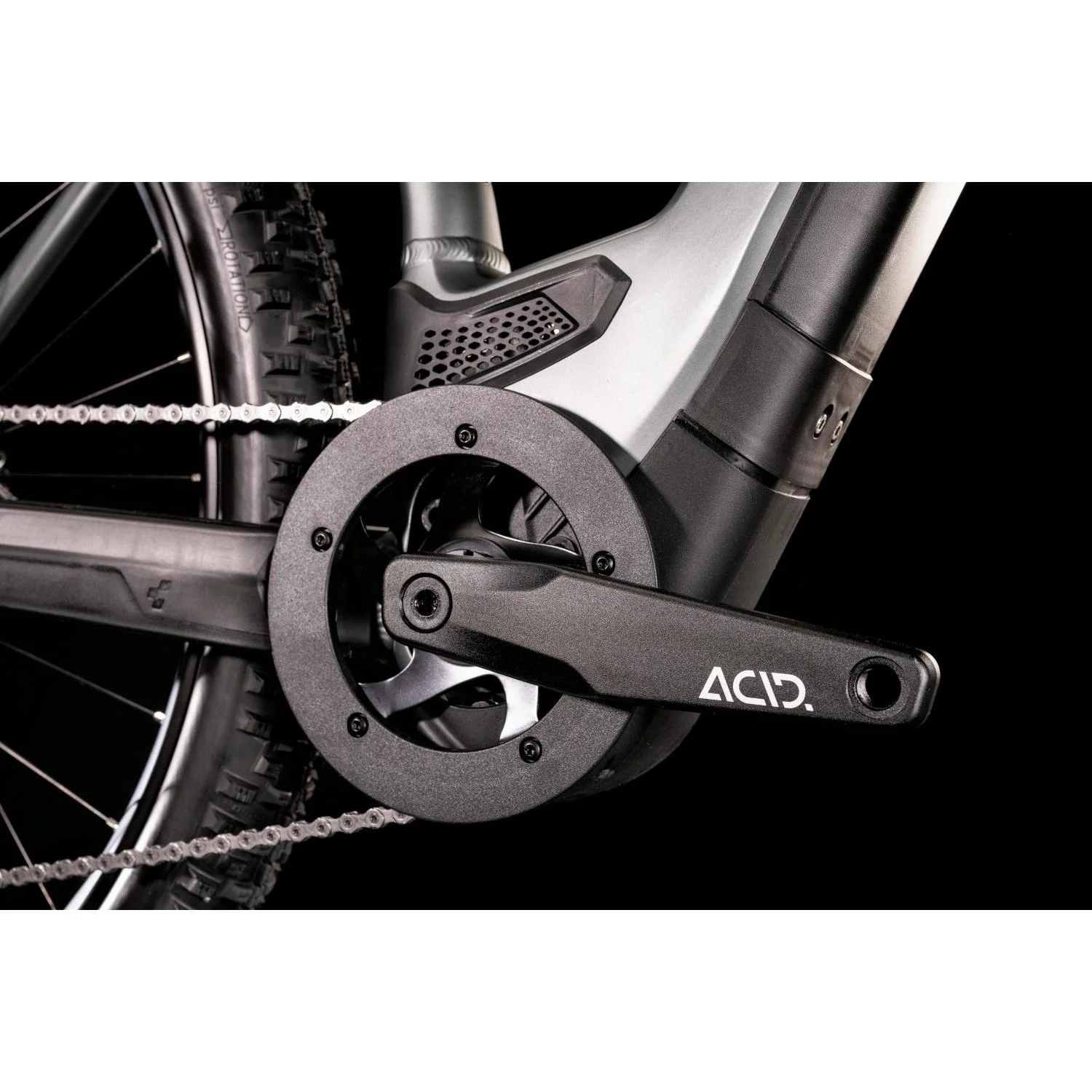 Cube Reaction Hybrid Pro 625 Trapeze Electric Hardtail Mountain Bike Flash Grey 'n' Green - Image 4