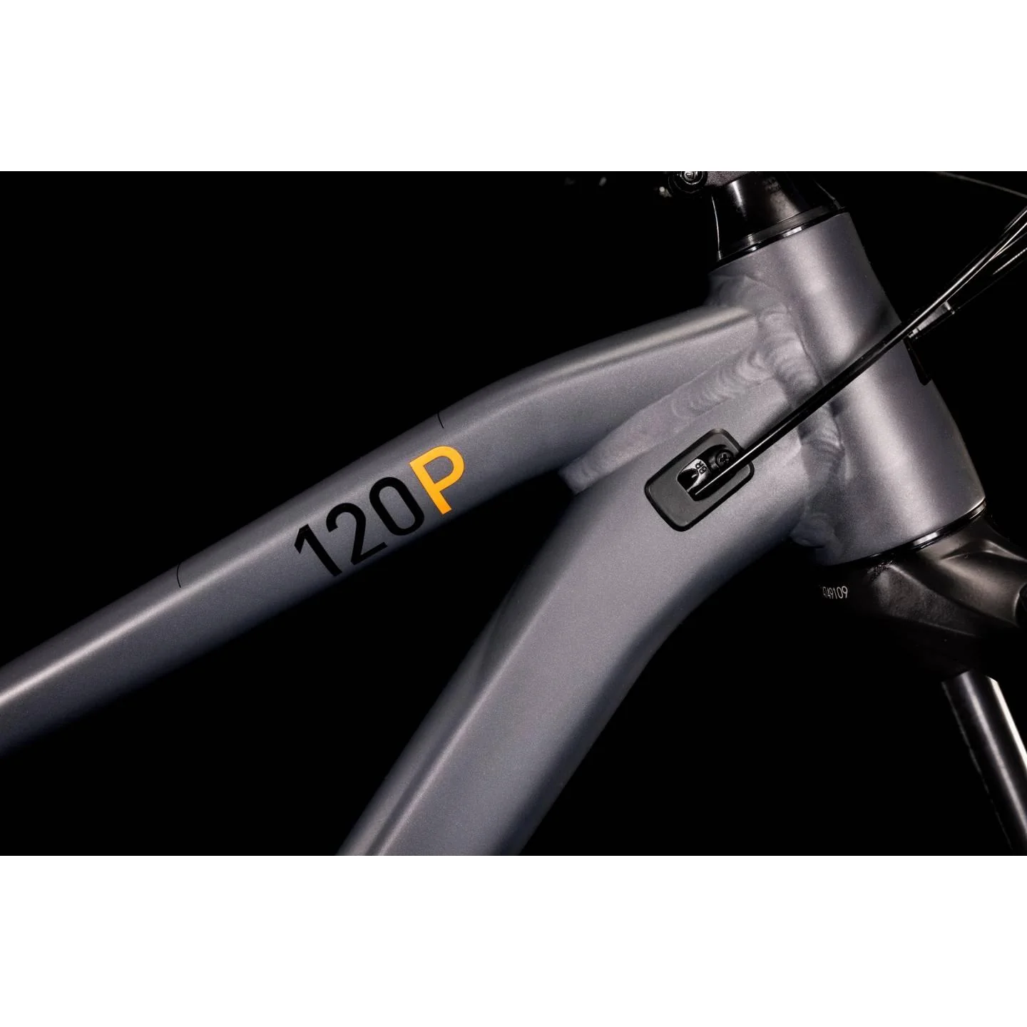 Cube Stereo 120 Pro Dual Suspension Mountain Bike Grey 'n' Orange - Image 6