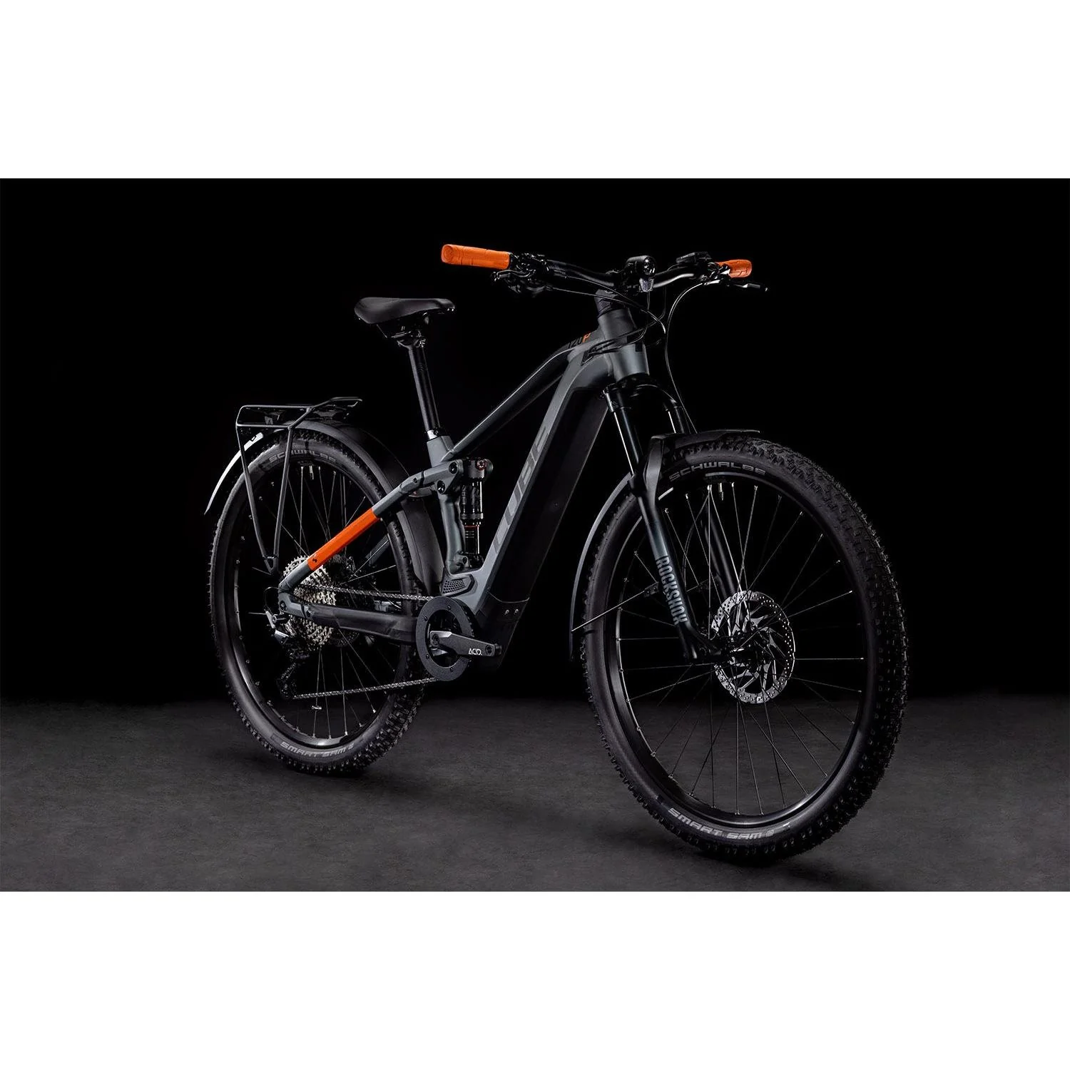 Cube Stereo Hybrid 120 Pro All Road 625 Dual Suspension Mountain Bike Grey 'n' Orange - Image 2