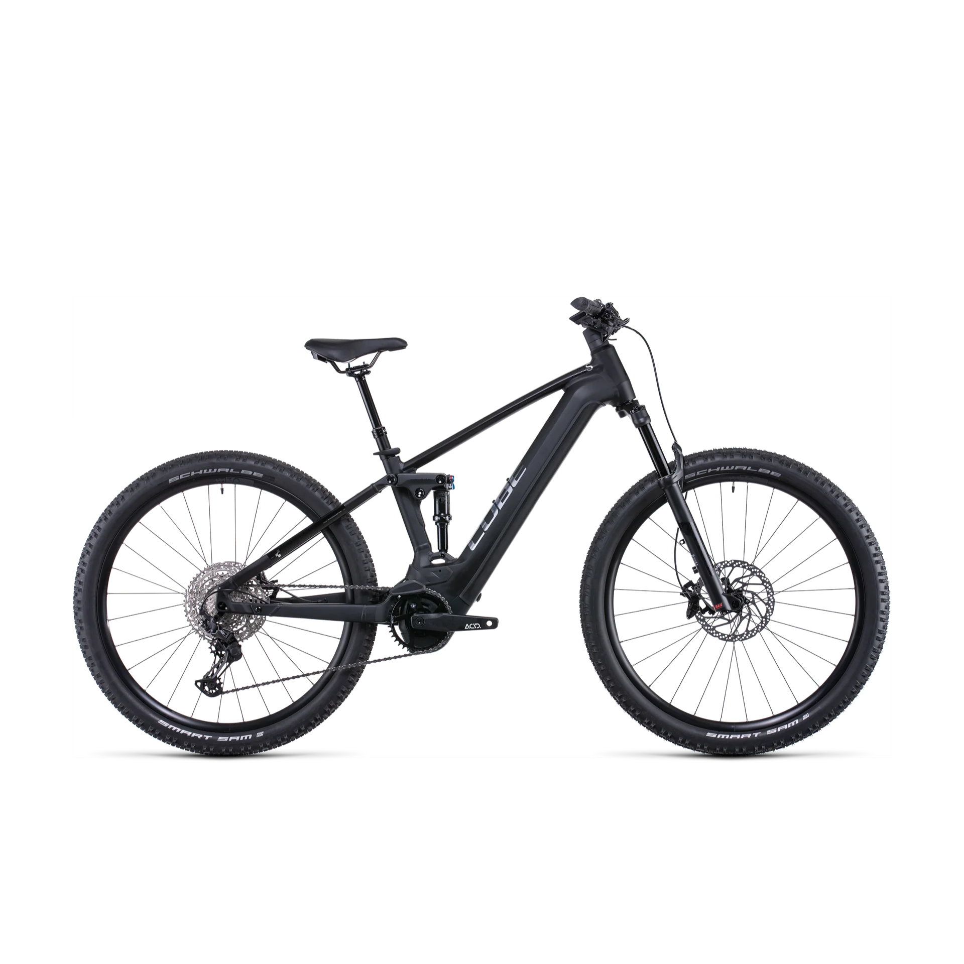 Cube Stereo Hybrid 120 SL 750 Electric Dual Suspension Mountain Bike Black 'n' Metal