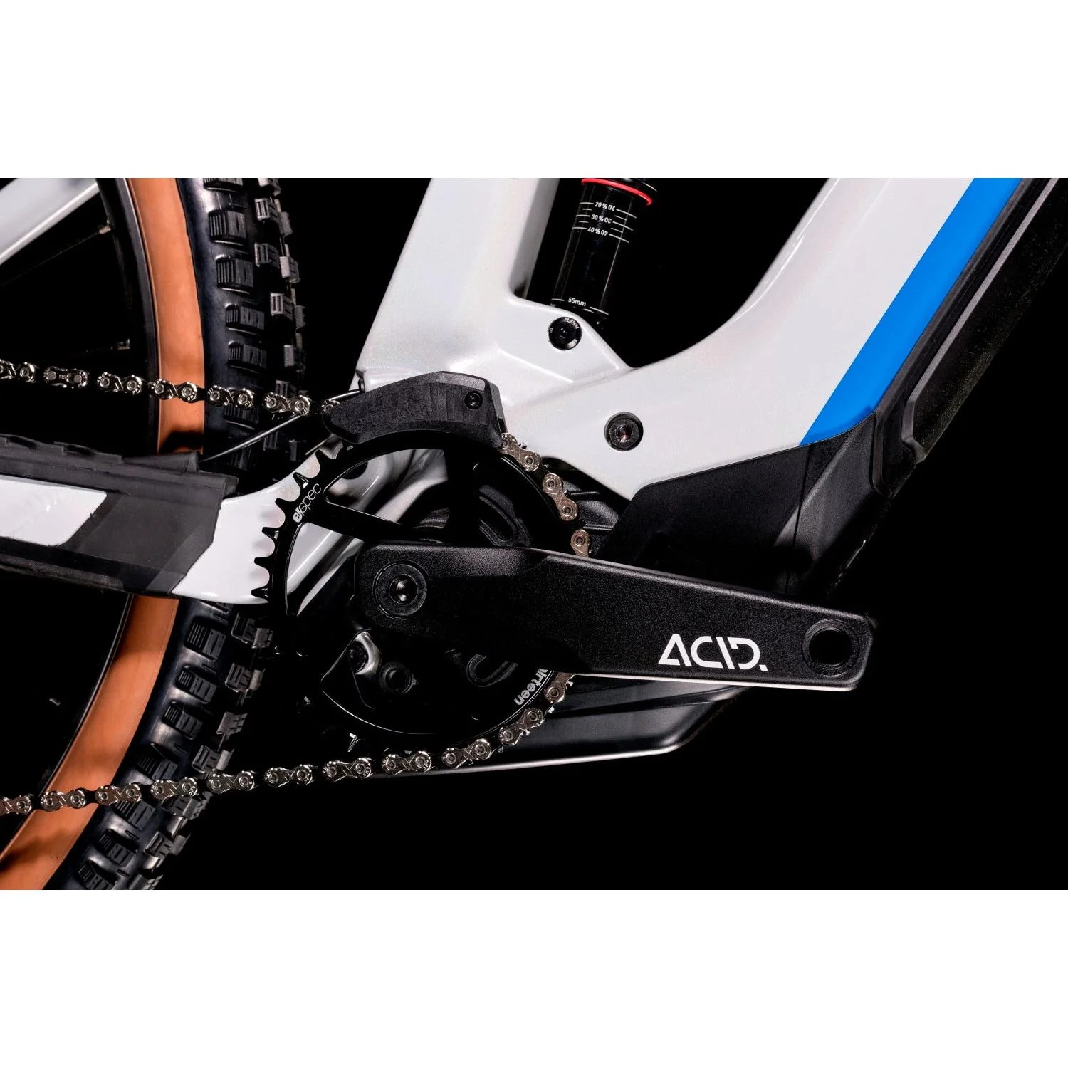 Cube Stereo Hybrid 140 HPC Pro 625 Electric Dual Suspension Mountain Bike Prisma Grey 'n' Blue - Image 6