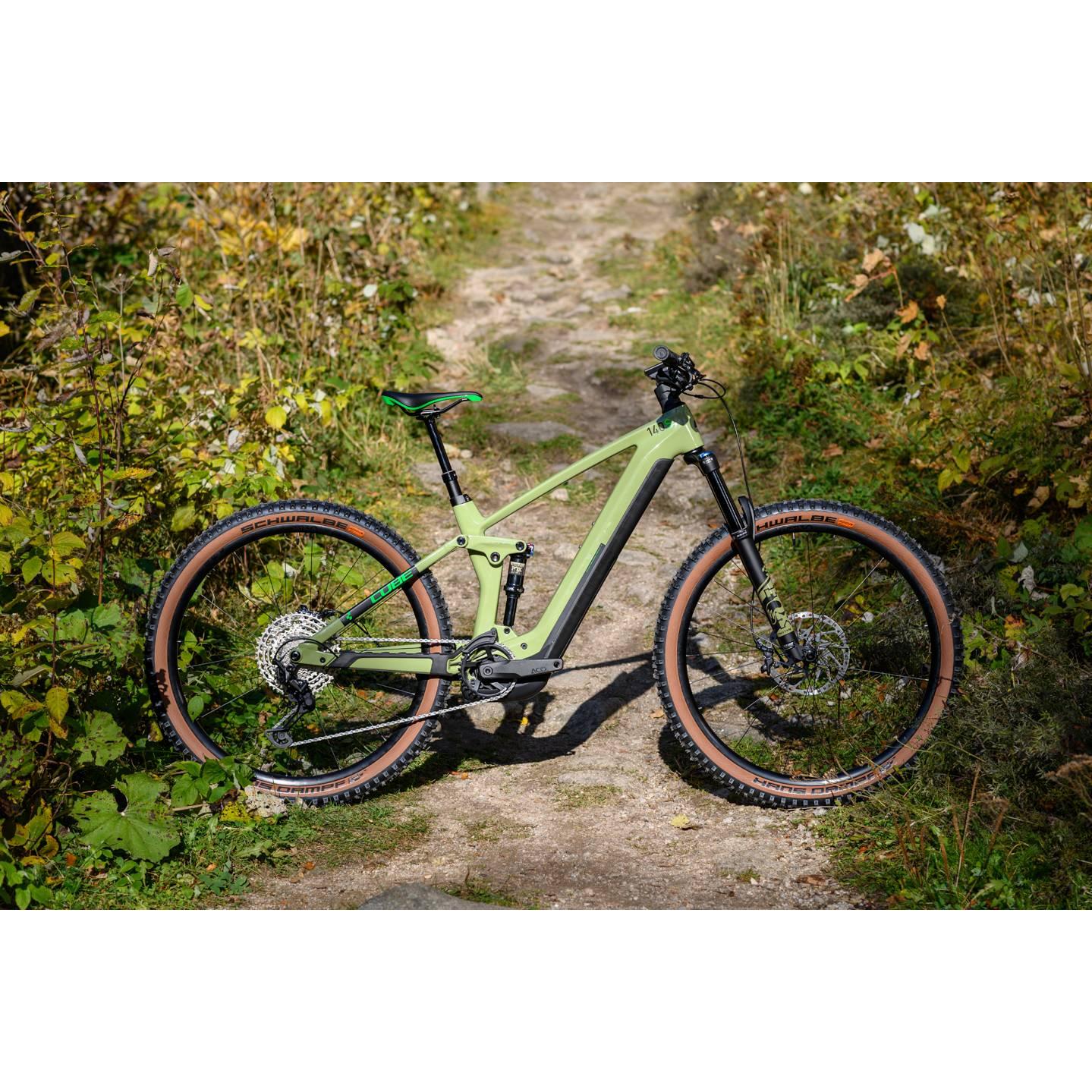Cube Stereo Hybrid 140 HPC SL 625 Electric Dual Suspension Mountain Bike 27.5'' Green 'n' Flash Green - Image 3