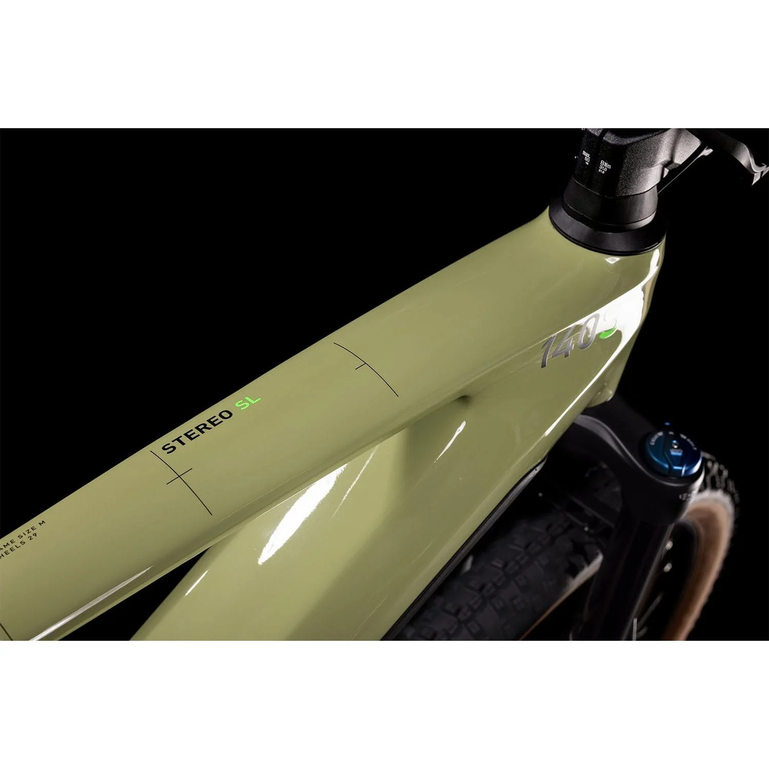 Cube Stereo Hybrid 140 HPC SL 625 Electric Dual Suspension Mountain Bike 27.5'' Green 'n' Flash Green - Image 8