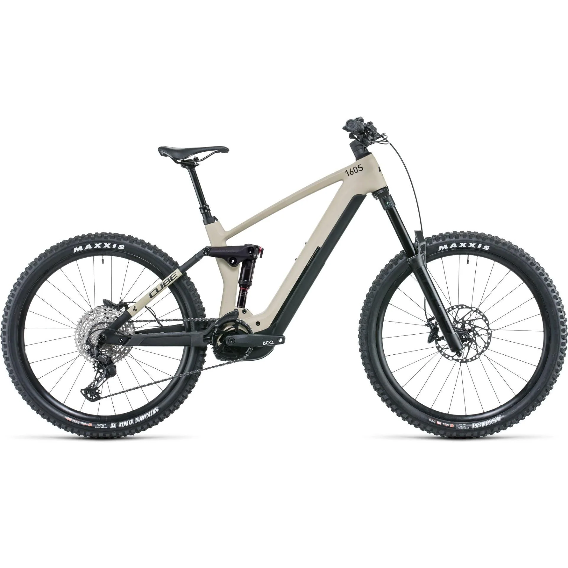Cube Stereo Hybrid 160 HPC SL 750 27.5 Dual Suspension Electric Mountain Bike Desert EURO SPEC