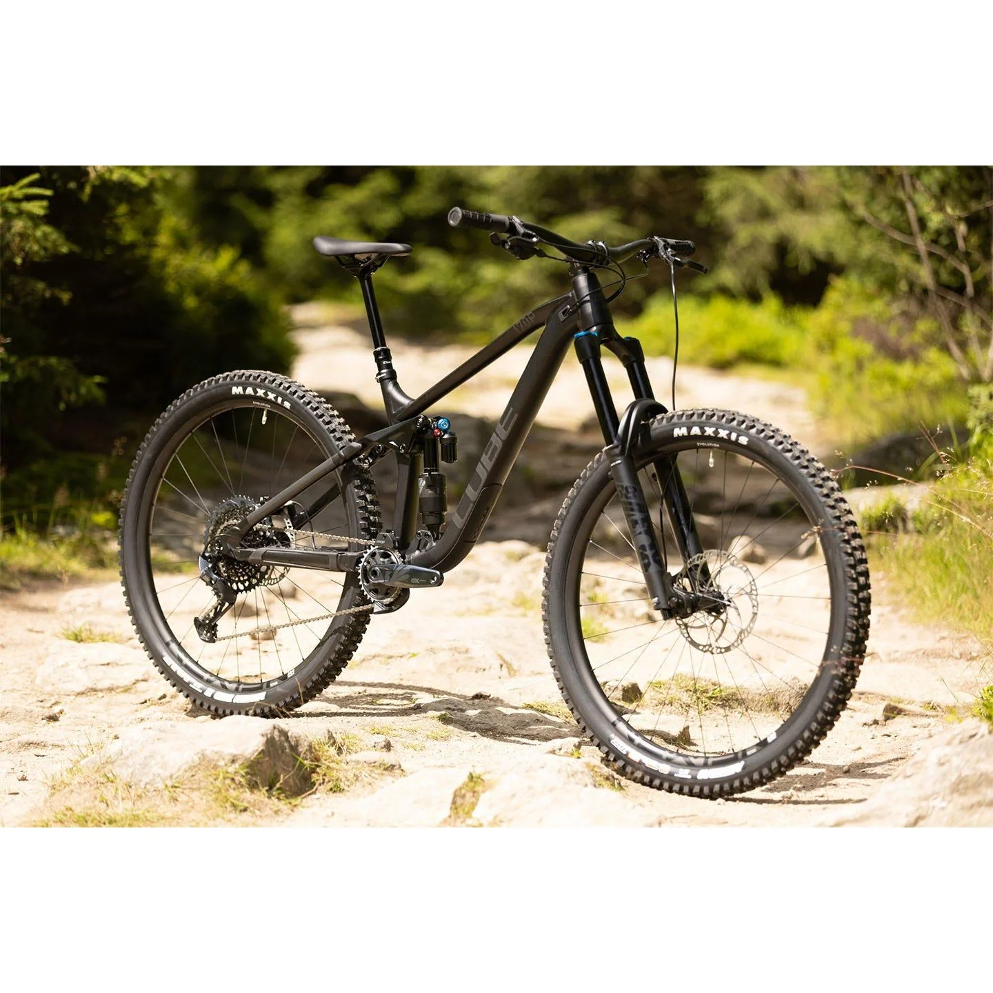 Cube Stereo ONE77 Pro Dual Suspension Mountain Bike Black Anodised - Image 2